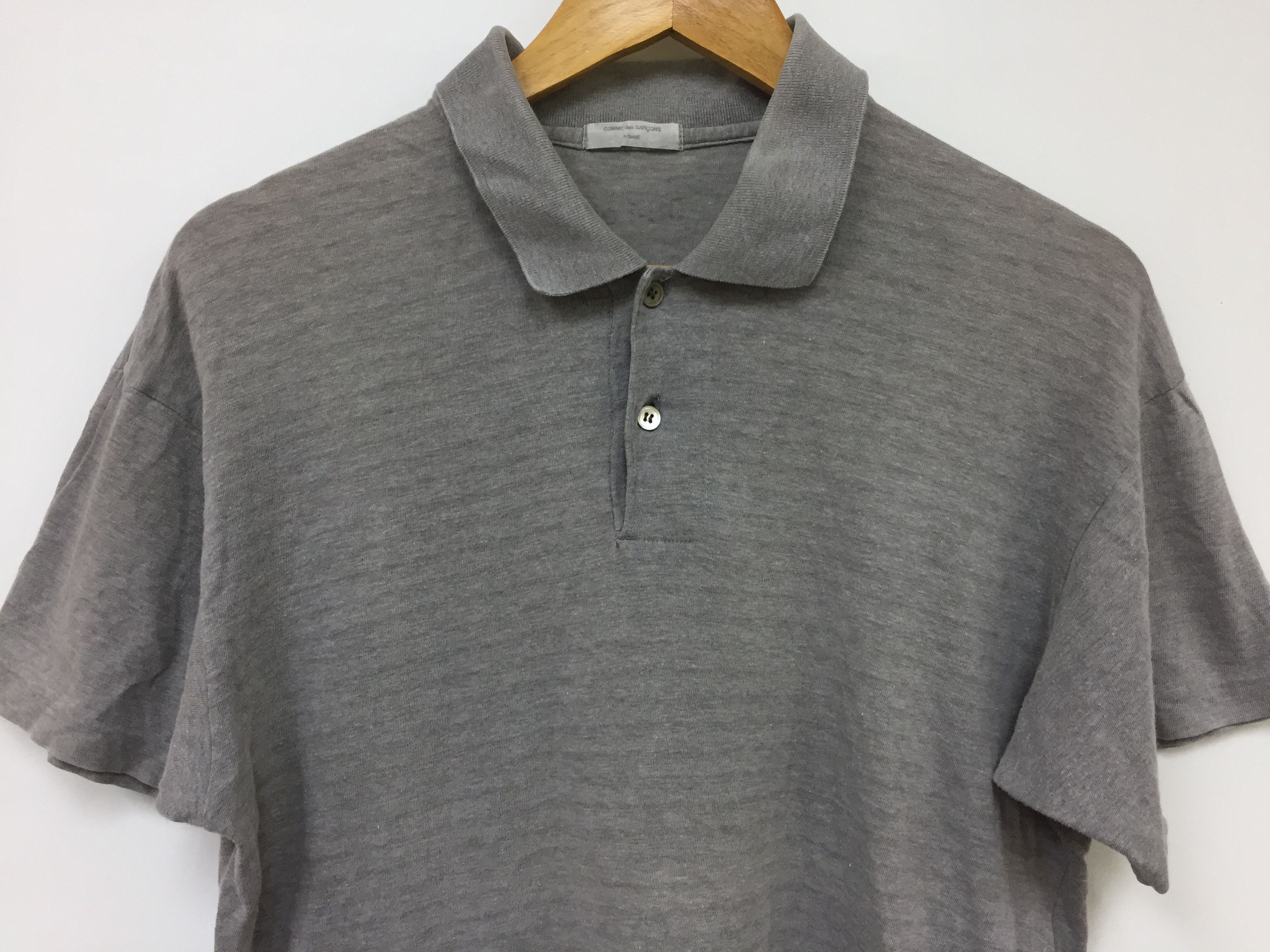 Comme des Garcons Homme SS1984 spell out polo Size US M / EU 48-50 / 2 - 6 Thumbnail