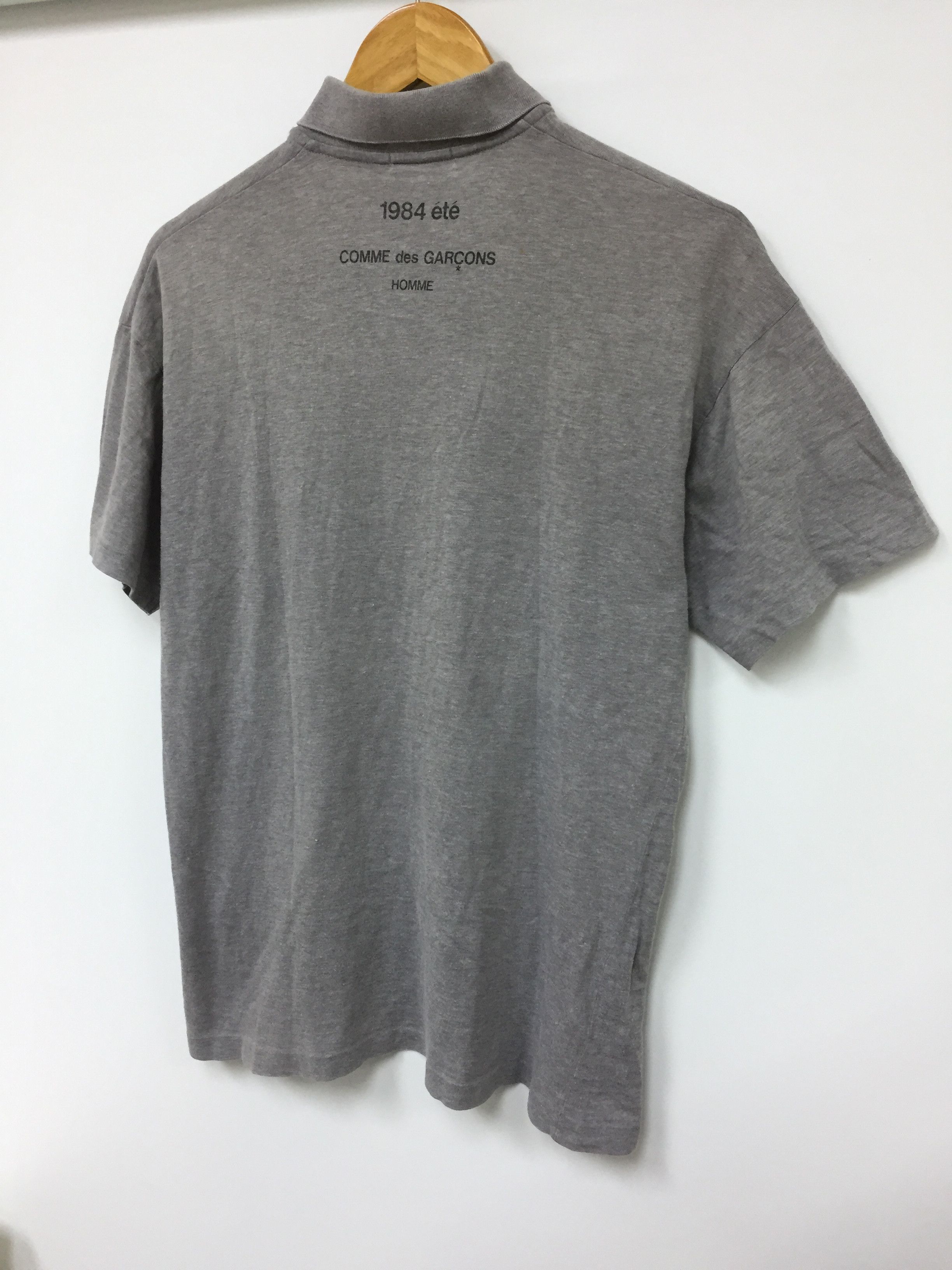 Comme des Garcons Homme SS1984 spell out polo Size US M / EU 48-50 / 2 - 2 Thumbnail