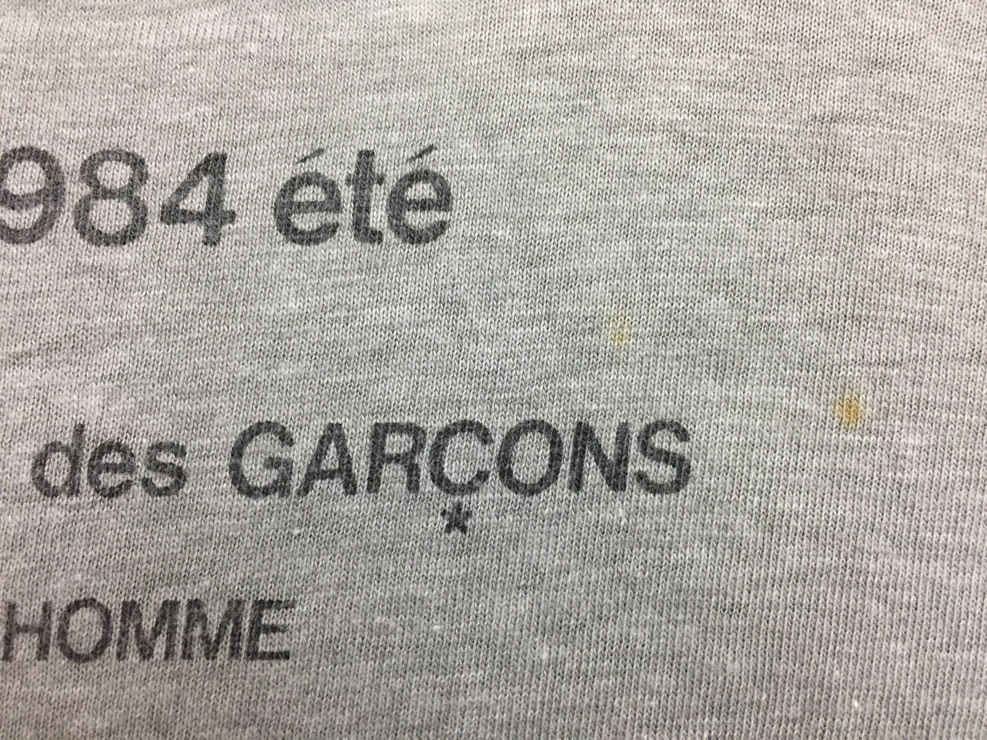 Comme des Garcons Homme SS1984 spell out polo Size US M / EU 48-50 / 2 - 4 Thumbnail