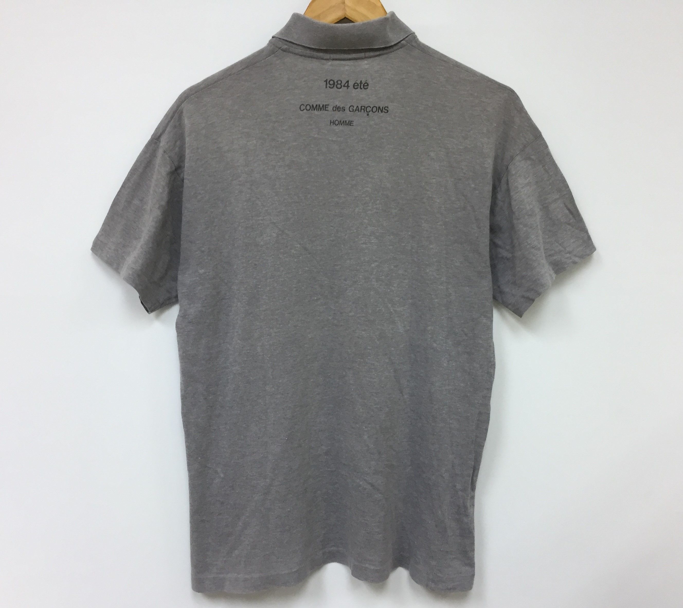 Comme des Garcons Homme SS1984 spell out polo Size US M / EU 48-50 / 2 - 3 Thumbnail