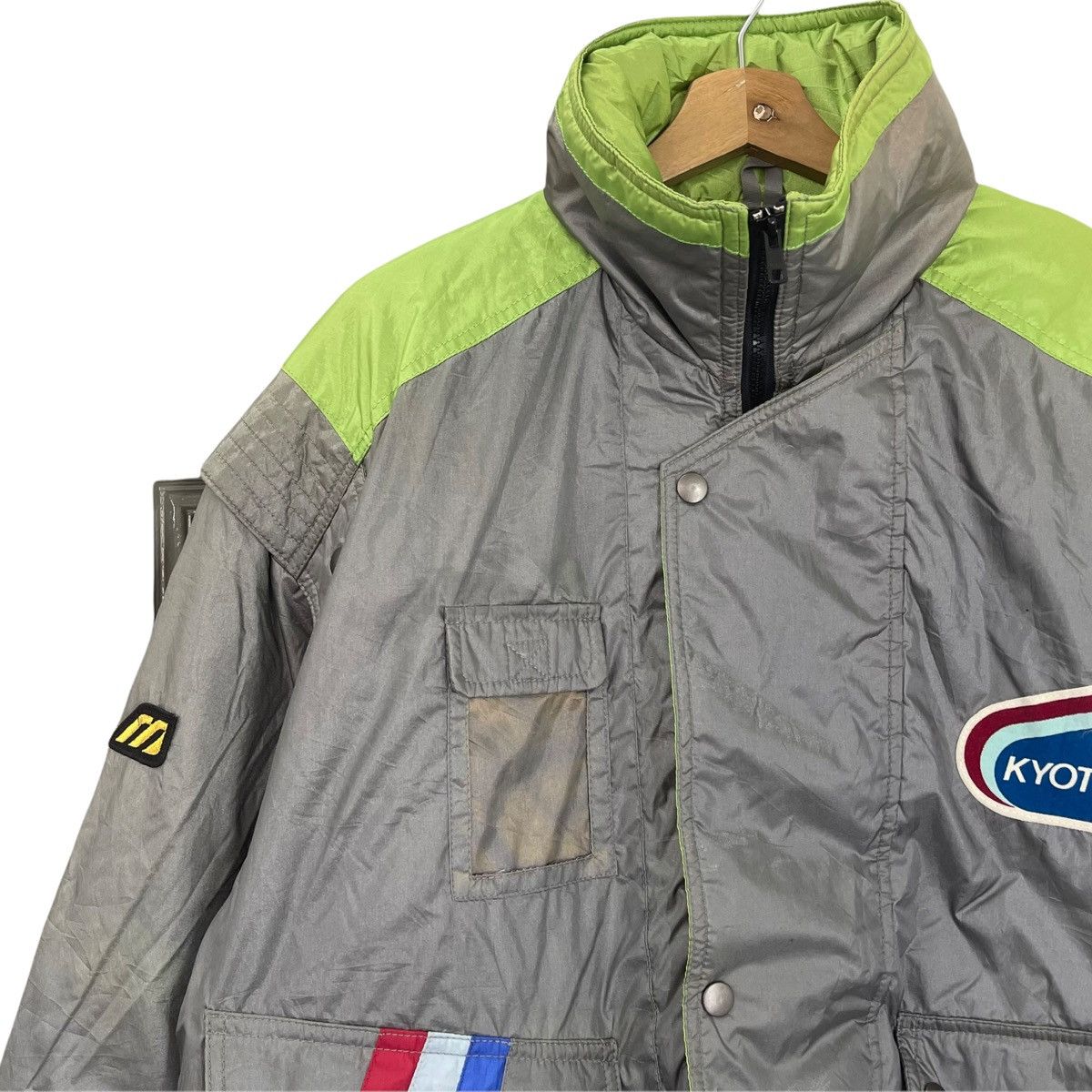 Japanese Brand FADED!! 90s Mizuno Kyoto Sportware Varsity Jacket Size L Size US L / EU 52-54 / 3 - 4 Thumbnail