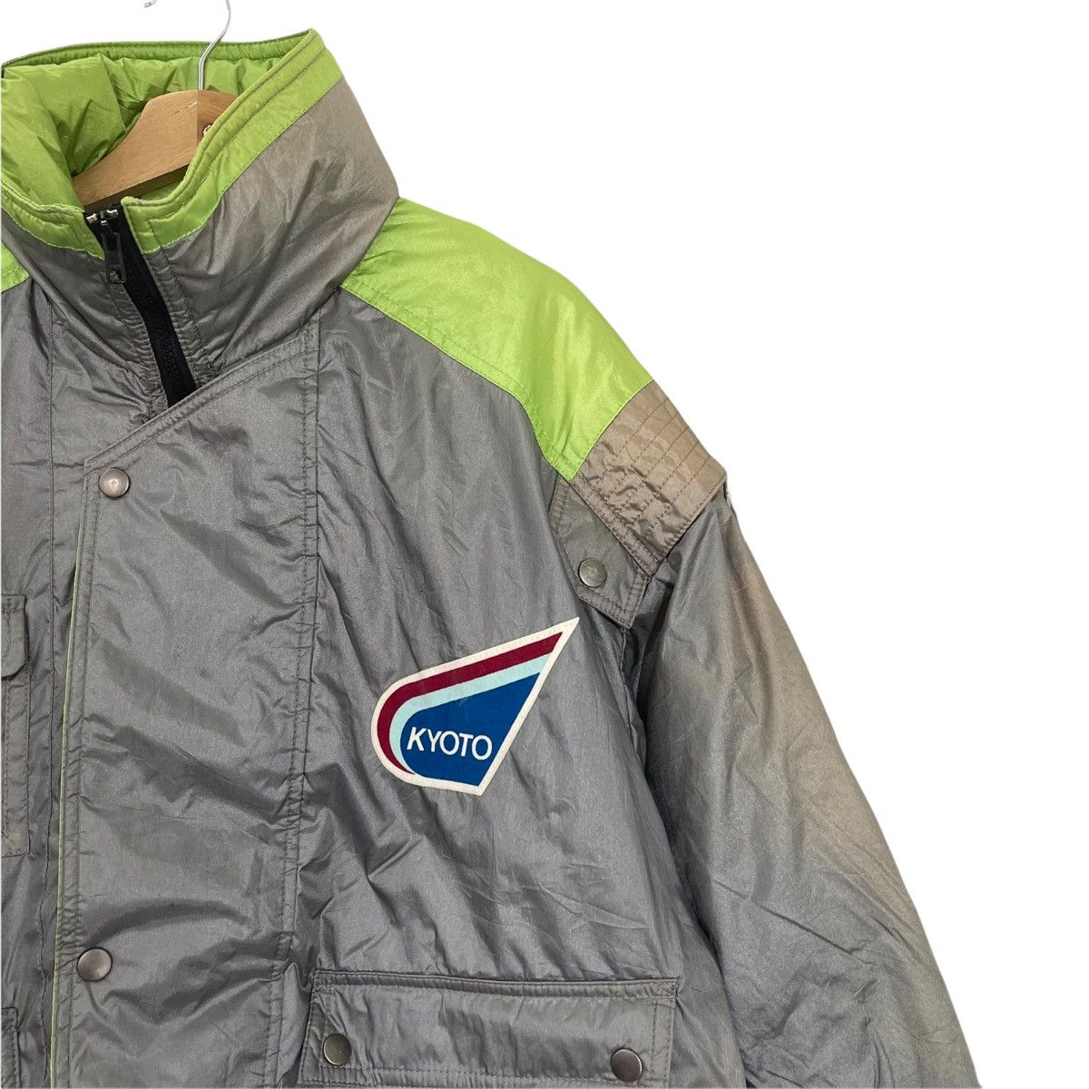 Japanese Brand FADED!! 90s Mizuno Kyoto Sportware Varsity Jacket Size L Size US L / EU 52-54 / 3 - 6 Thumbnail