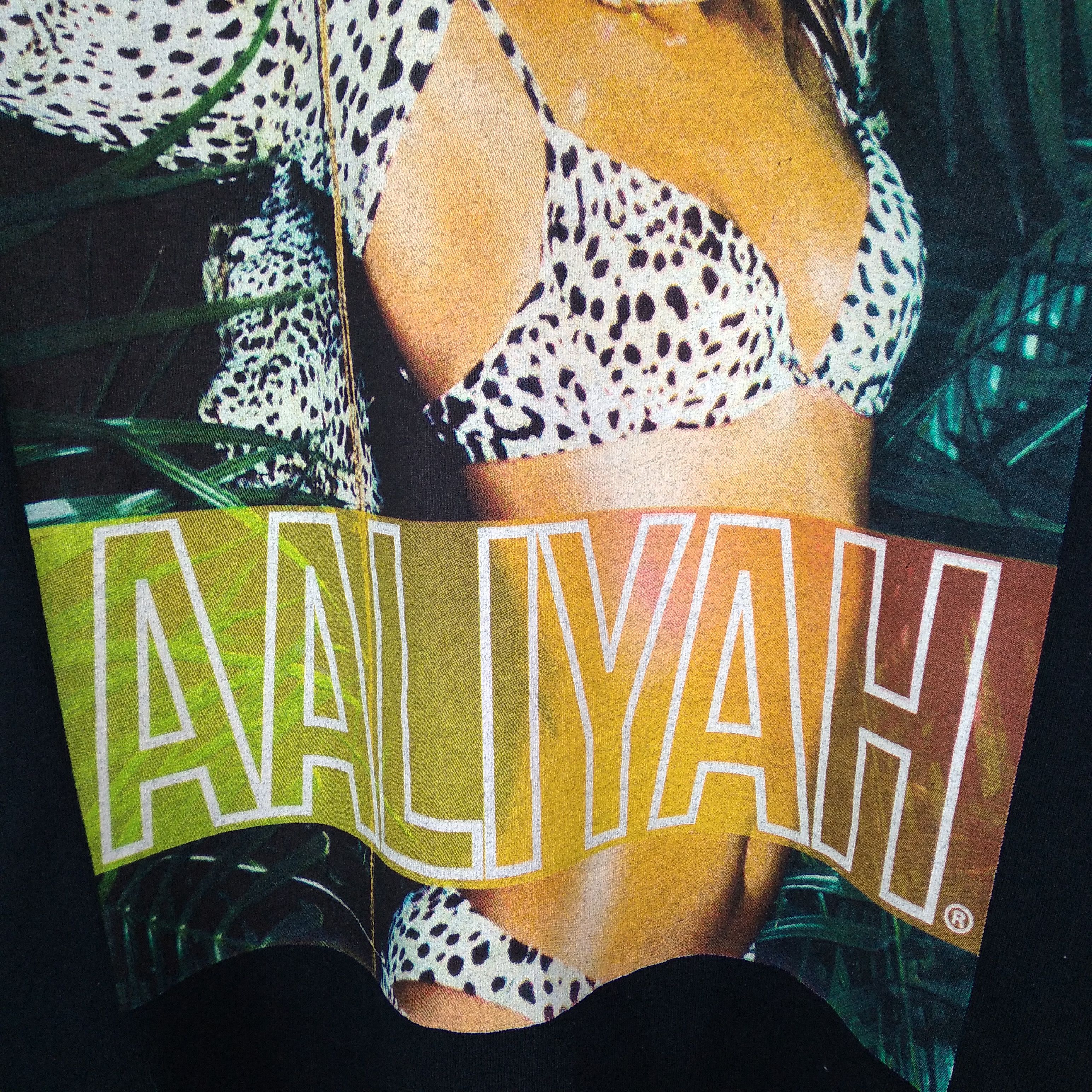 Band Tees × Rap Tees × Vintage Aaliyah Tye Dye Dope Big Hit Raptees Design Size US M / EU 48-50 / 2 - 5 Thumbnail