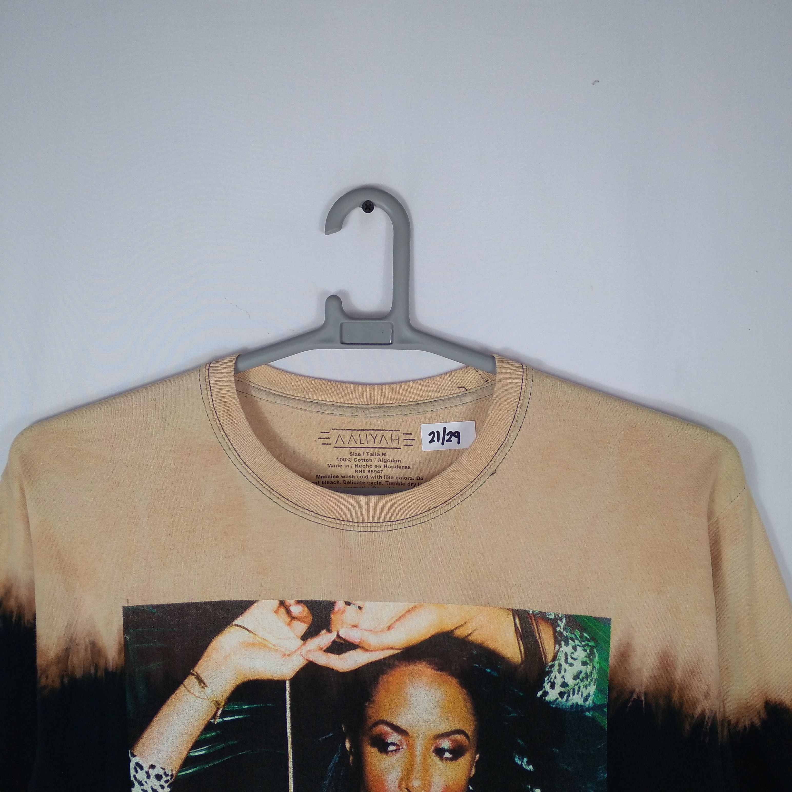 Band Tees × Rap Tees × Vintage Aaliyah Tye Dye Dope Big Hit Raptees Design Size US M / EU 48-50 / 2 - 2 Thumbnail