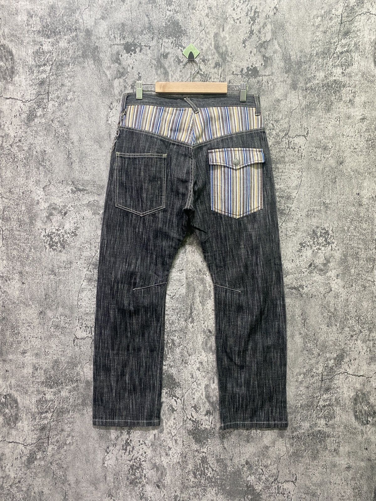 Designer × Japanese Brand WILD KHAKIS Striped Nice Design Denim Size US 30 / EU 46 - 1 Thumbnail
