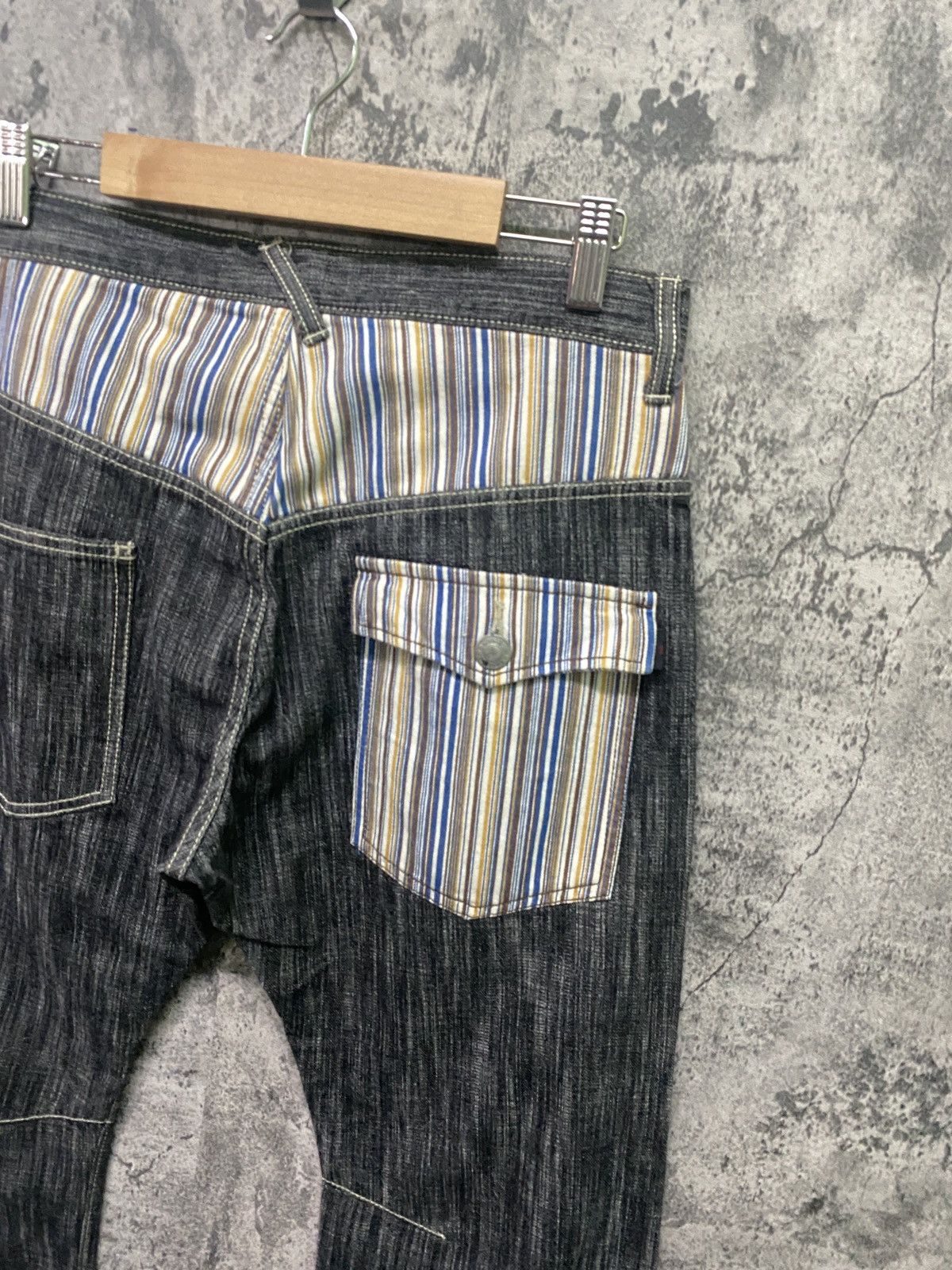Designer × Japanese Brand WILD KHAKIS Striped Nice Design Denim Size US 30 / EU 46 - 10 Thumbnail