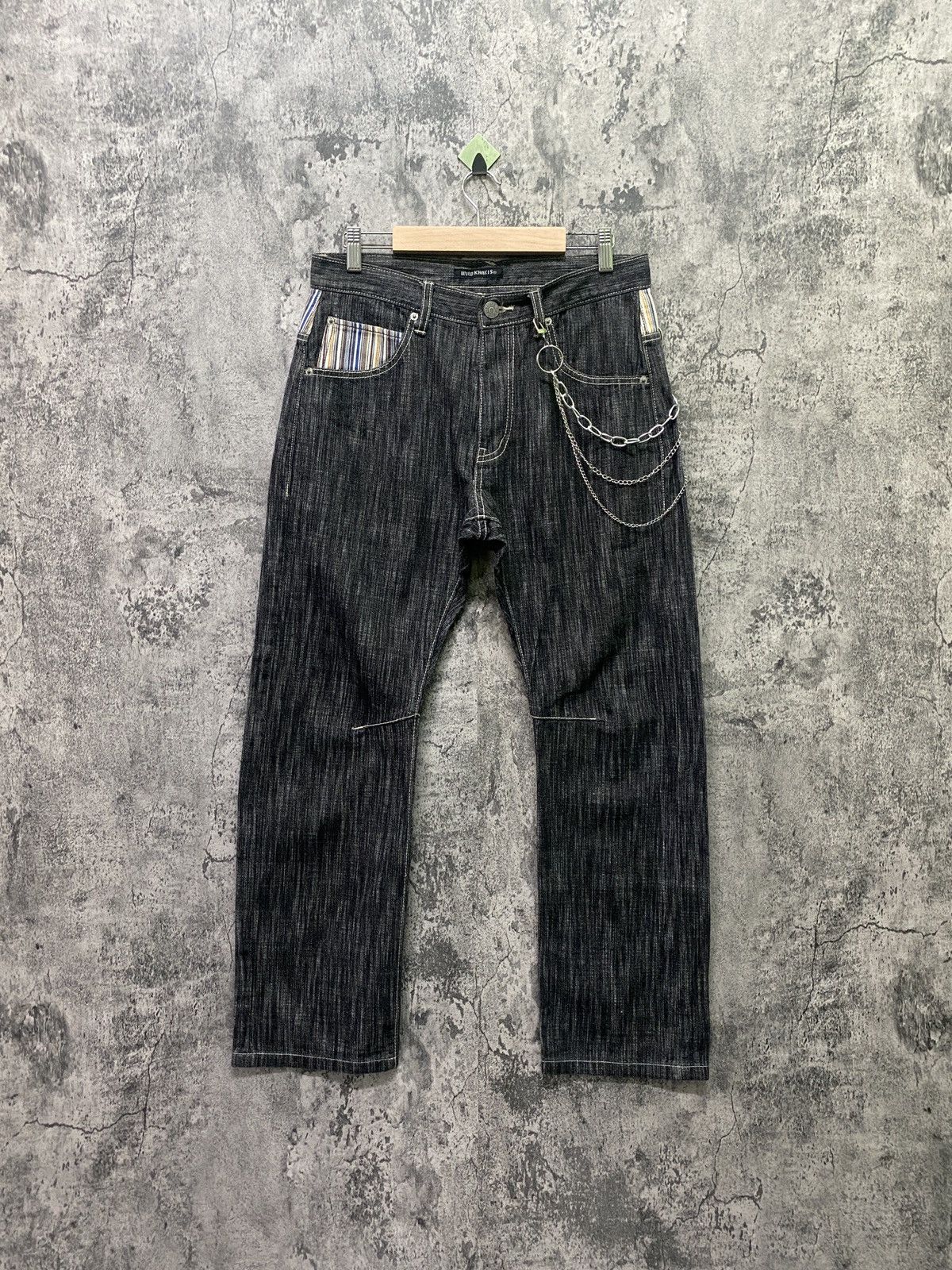Designer × Japanese Brand WILD KHAKIS Striped Nice Design Denim Size US 30 / EU 46 - 2 Thumbnail