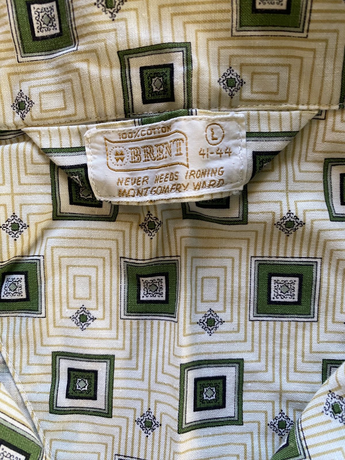Retrofit Vintage 60’s Brent Mod Style Button Up Loungwear Set Pajama Size US L / EU 52-54 / 3 - 5 Thumbnail