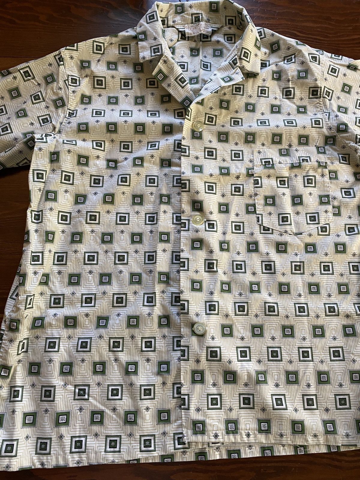 Retrofit Vintage 60’s Brent Mod Style Button Up Loungwear Set Pajama Size US L / EU 52-54 / 3 - 6 Thumbnail