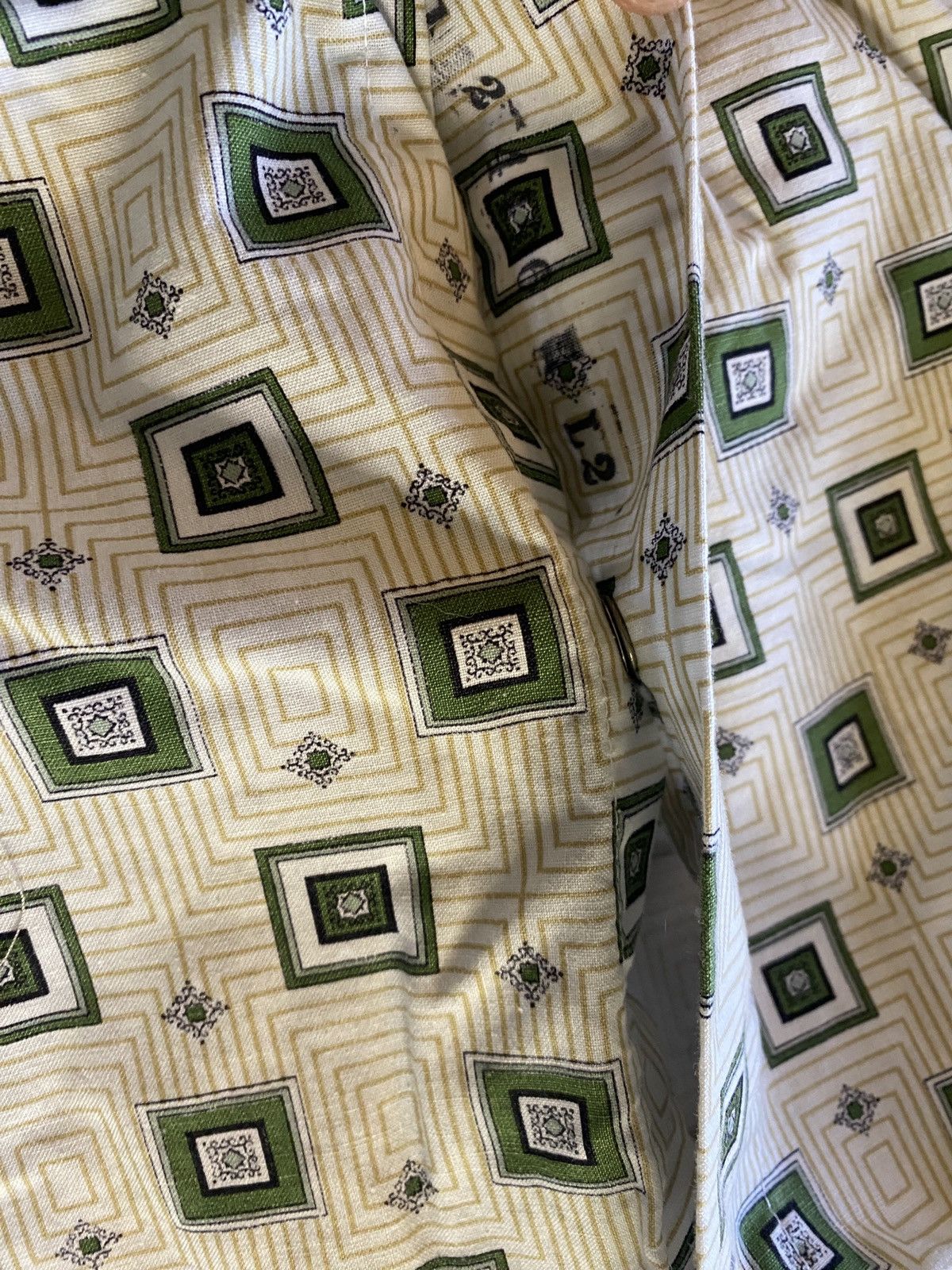 Retrofit Vintage 60’s Brent Mod Style Button Up Loungwear Set Pajama Size US L / EU 52-54 / 3 - 16 Thumbnail