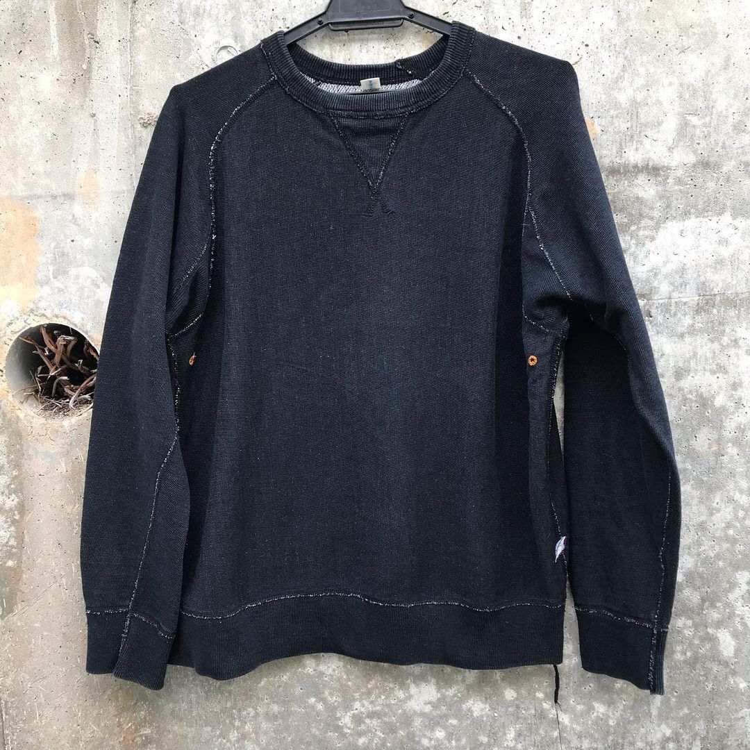Japanese Brand Pure Blue Japan Dyed Indigo Sweatshirt Size US L / EU 52-54 / 3 - 1 Preview