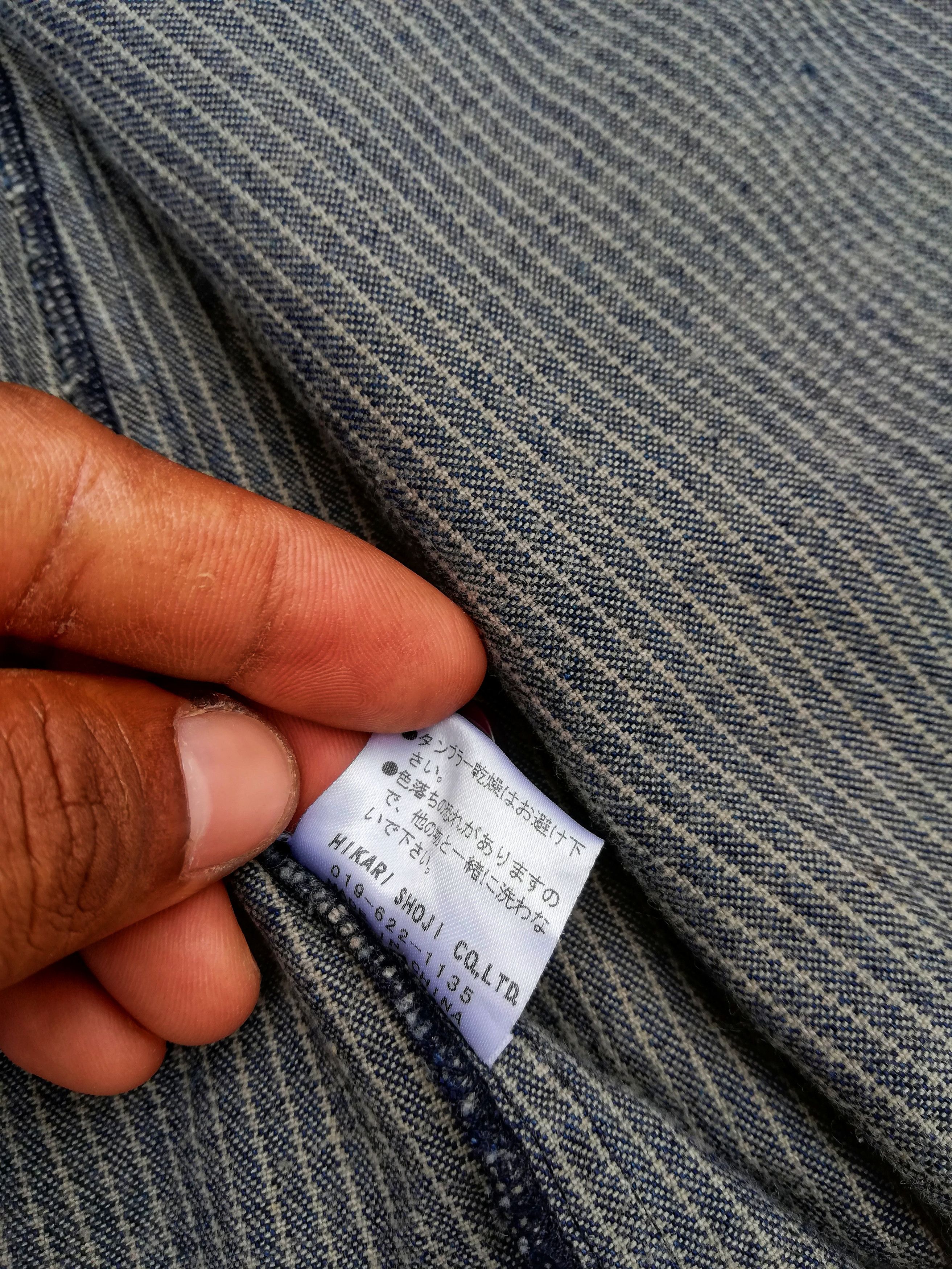 Japanese Brand 🔥Hikari Shoji Co.,Ltd. Hickory Stripe Chore Jacket Cotton Size US M / EU 48-50 / 2 - 9 Thumbnail