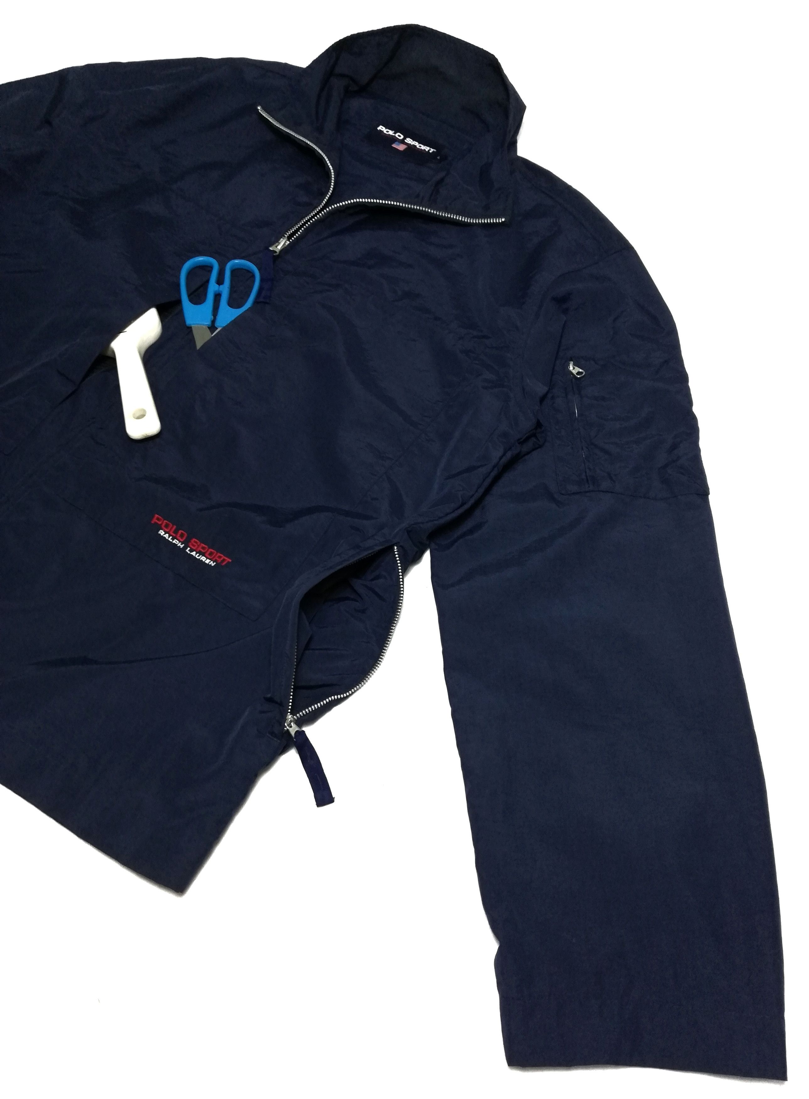 Polo Ralph Lauren × Ralph Lauren 🔥Polo Sport Ralph Lauren Nylon Jacket Windbreaker Blue🔥 Size US L / EU 52-54 / 3 - 4 Thumbnail