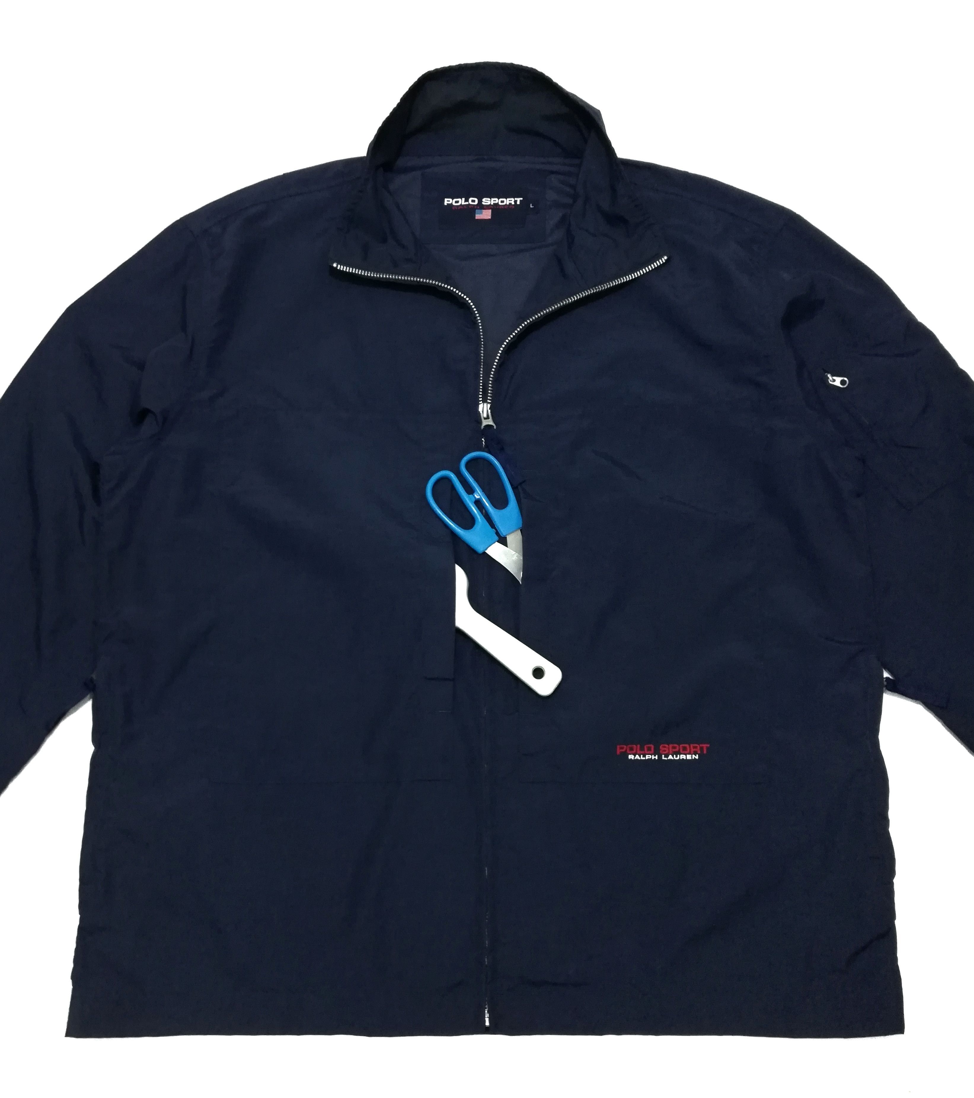 Polo Ralph Lauren × Ralph Lauren 🔥Polo Sport Ralph Lauren Nylon Jacket Windbreaker Blue🔥 Size US L / EU 52-54 / 3 - 2 Thumbnail