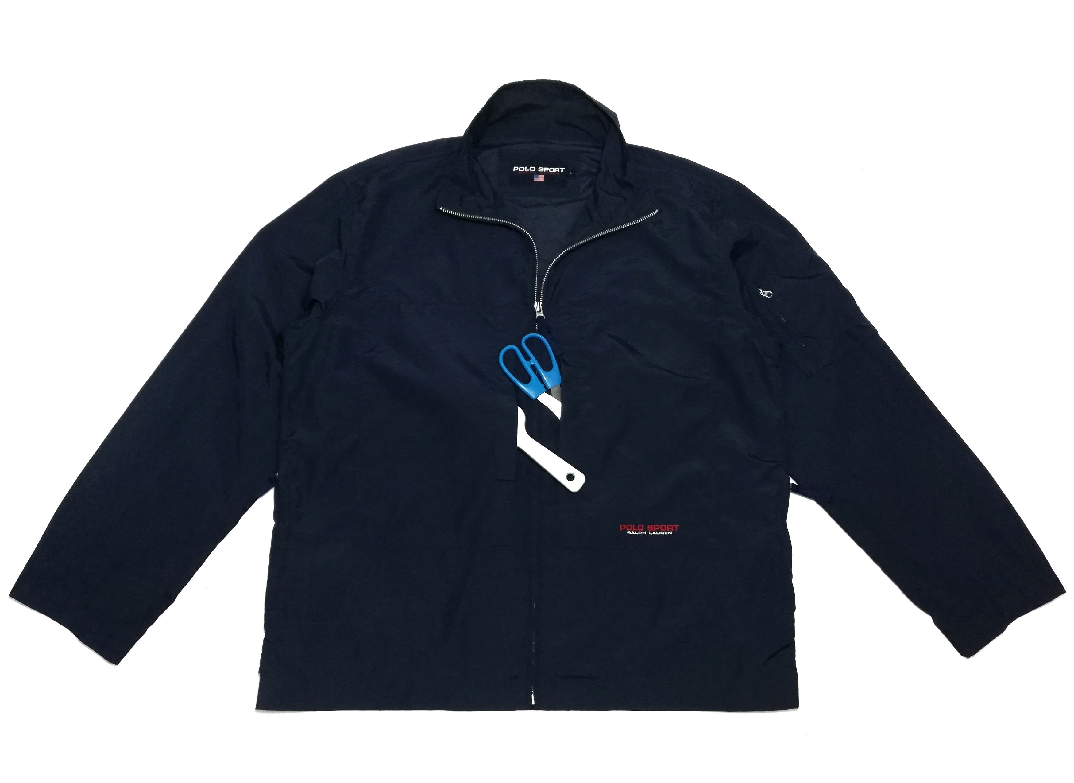 Polo Ralph Lauren × Ralph Lauren 🔥Polo Sport Ralph Lauren Nylon Jacket Windbreaker Blue🔥 Size US L / EU 52-54 / 3 - 1 Thumbnail