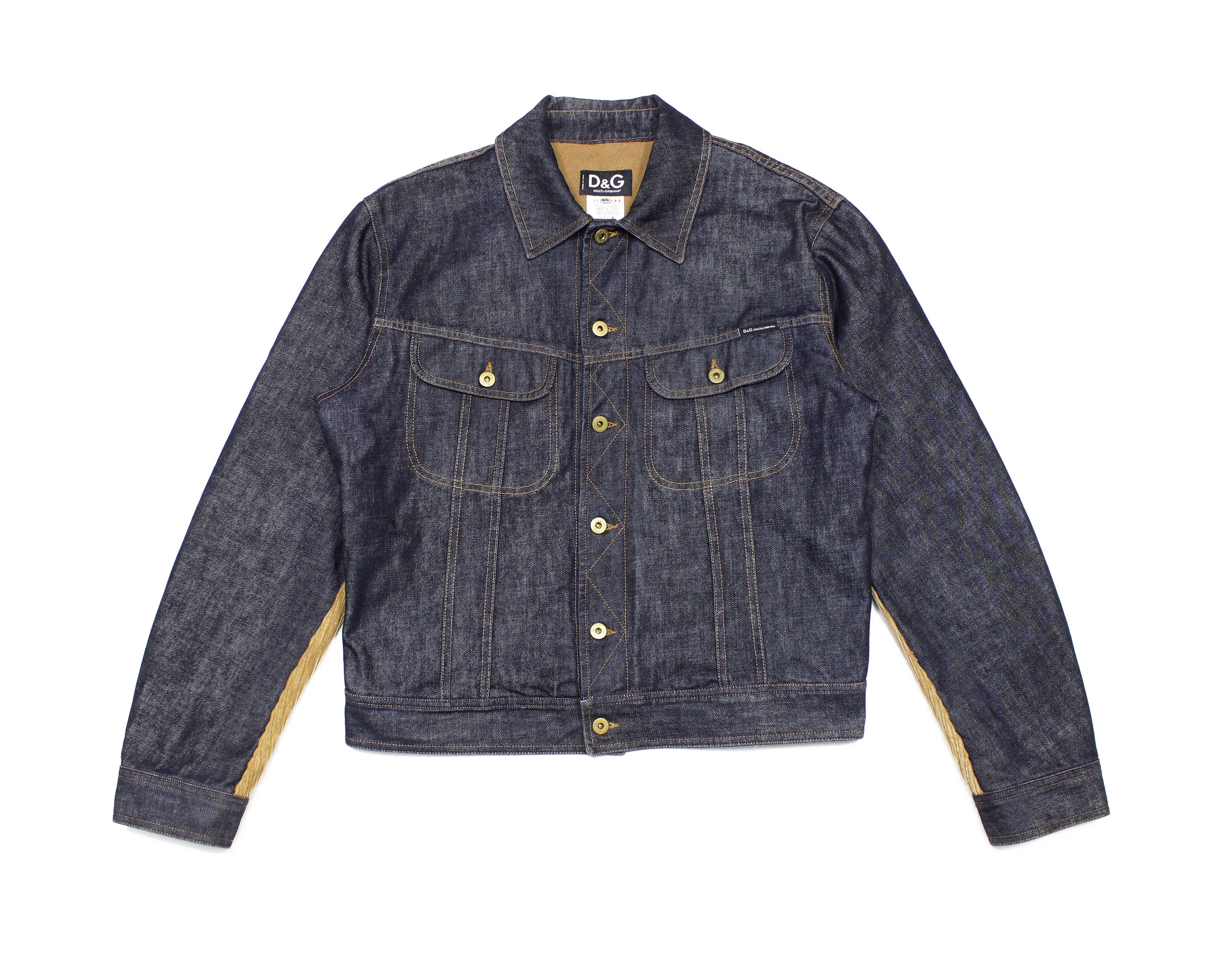 Dolce & Gabbana 90S Denim Corduroy Jacket Vintage | Grailed