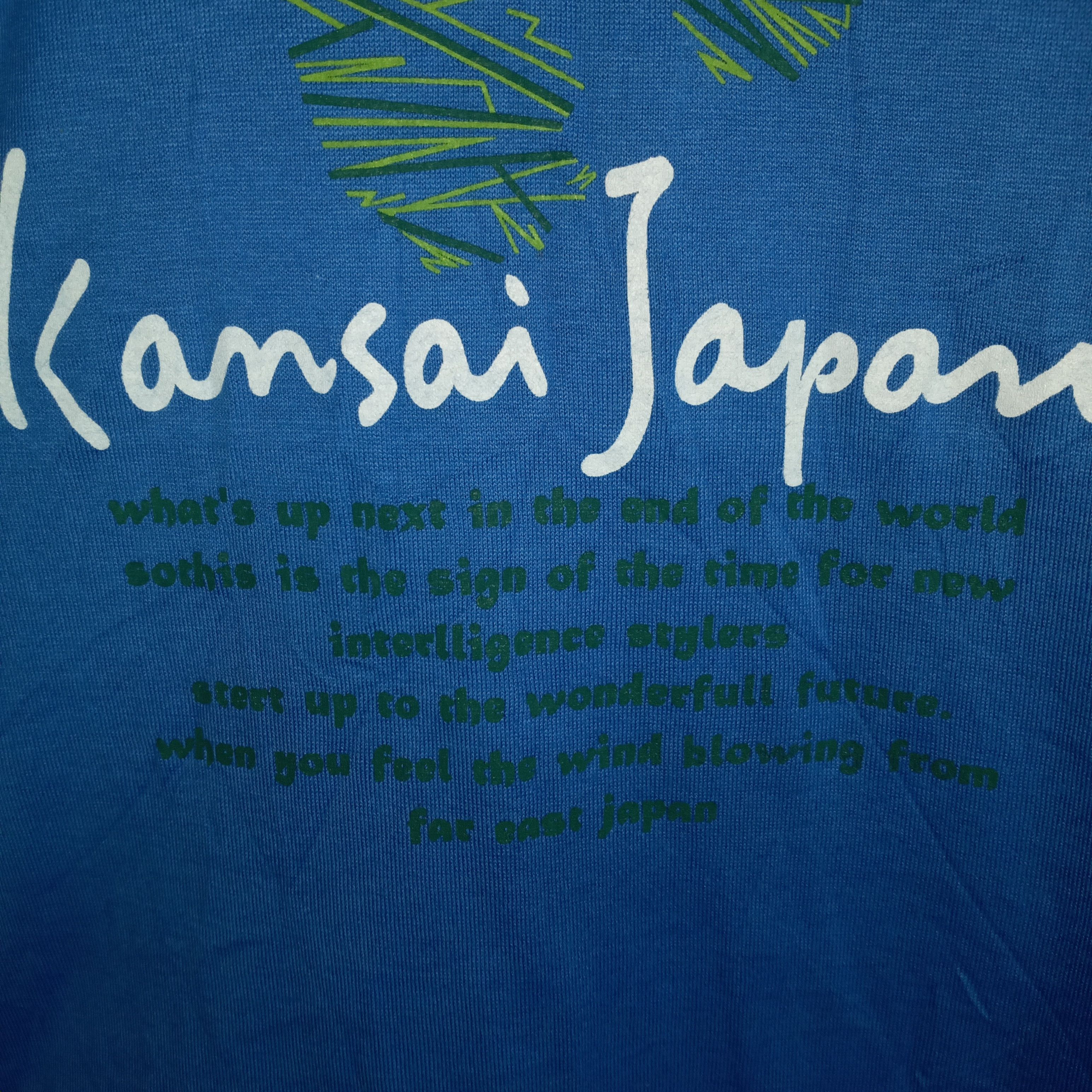 Designer × Kansai Yamamoto × Vintage Vintage Japanese Designer Kansai Yamamoto Big Logo K Tee Size US M / EU 48-50 / 2 - 3 Thumbnail
