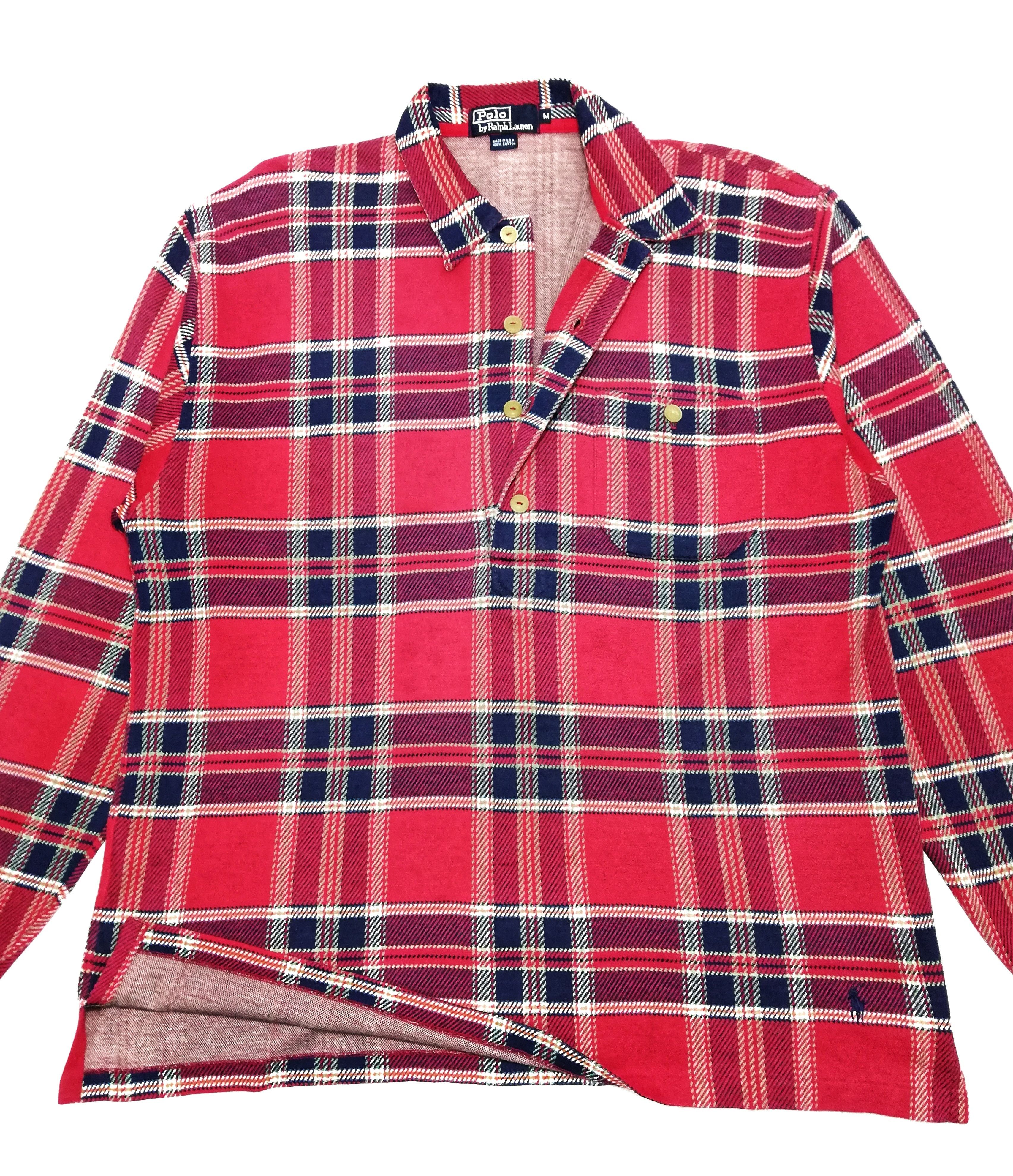 Polo Ralph Lauren × Ralph Lauren 🔥Vintage Polo Ralph Lauren Chekered Long Sleeve Shirt🔥 Size US M / EU 48-50 / 2 - 3 Thumbnail