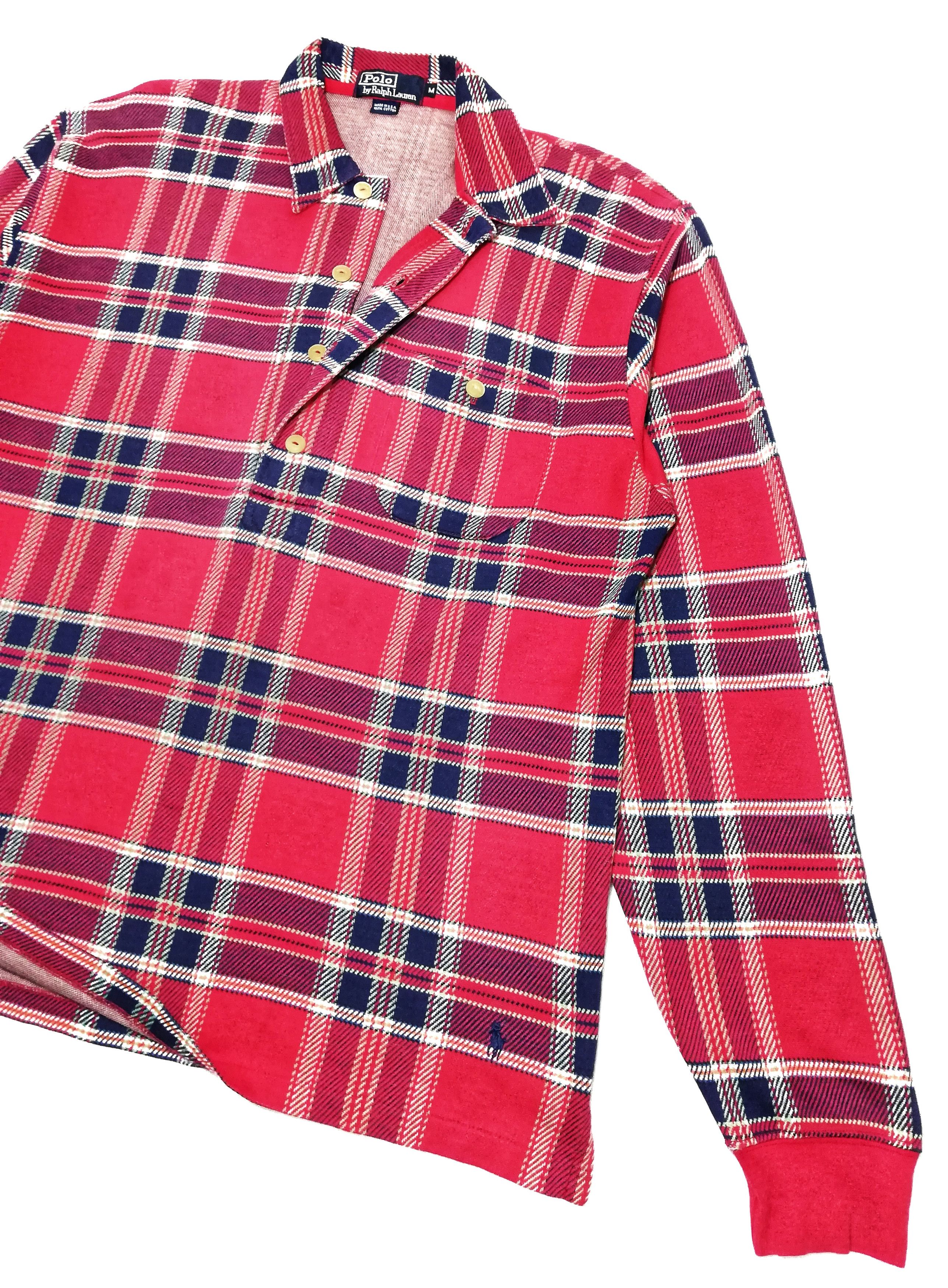 Polo Ralph Lauren × Ralph Lauren 🔥Vintage Polo Ralph Lauren Chekered Long Sleeve Shirt🔥 Size US M / EU 48-50 / 2 - 2 Thumbnail