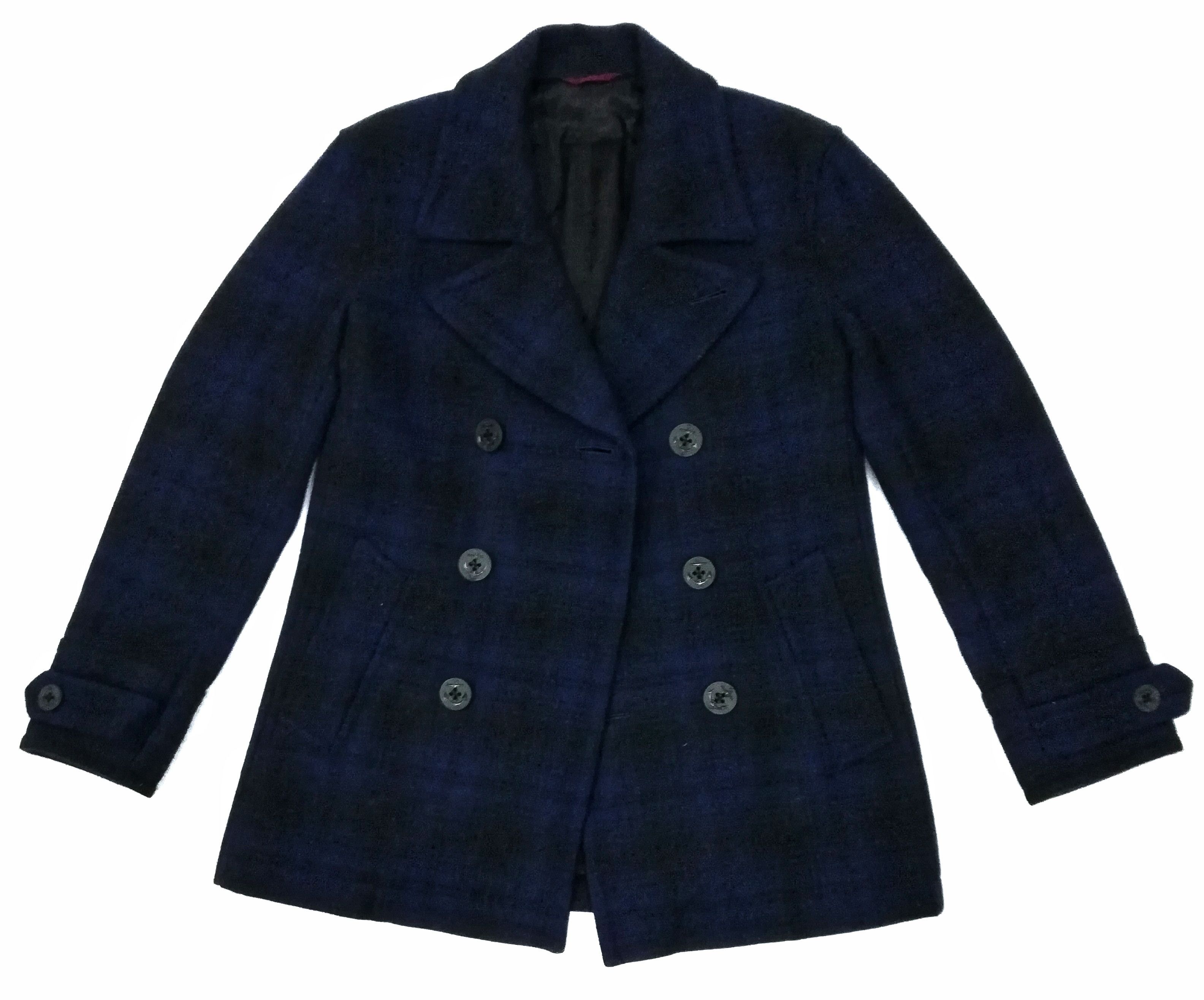 Paul Smith × Paul Smith Red Ear 🔥DOPE!!! Paul Smith Double Breasted Wool Cashmere Overcoat Size US S / EU 44-46 / 1 - 2 Thumbnail