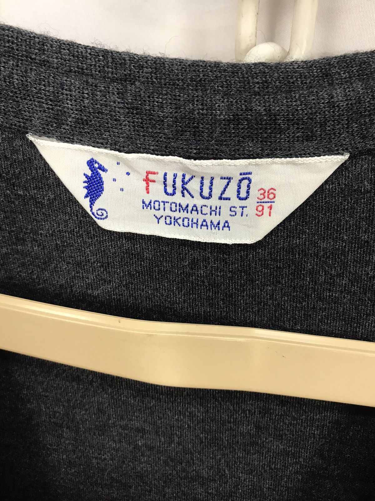 Japanese Brand × Vintage Fukuzo motomachi st.Yokohama knit cardigan Size US S / EU 44-46 / 1 - 3 Thumbnail
