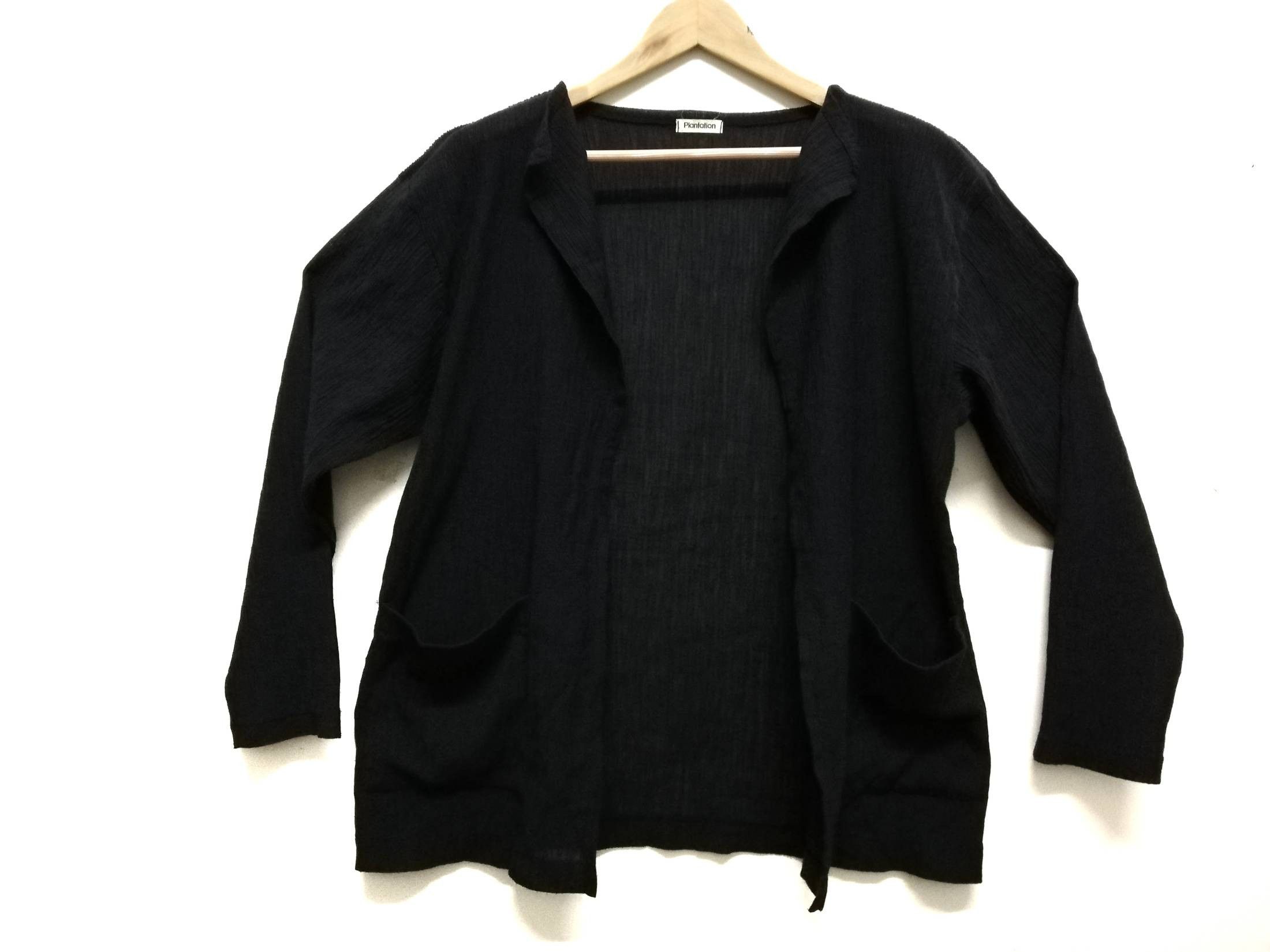 Issey Miyake 🔥GRAIL 🇯🇵 Plantation By Issey Miyake Minimalist Cardigan Size US M / EU 48-50 / 2 - 3 Thumbnail