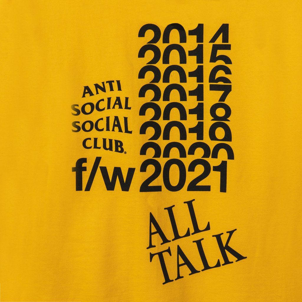 Anti Social Social Club DS F/W Purple ASSC All Talk On A Blog Gold Hoodie BAPE kith Size US S / EU 44-46 / 1 - 3 Thumbnail