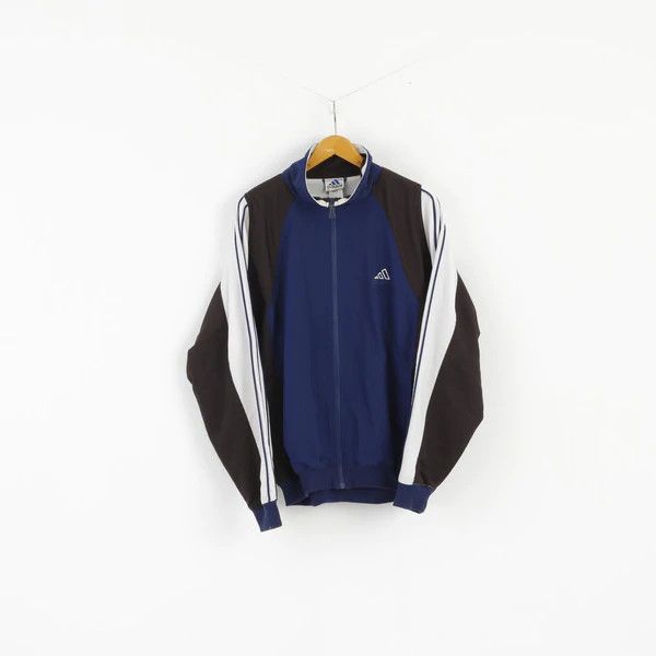 Adidas Men's Jacket - Blue - XL