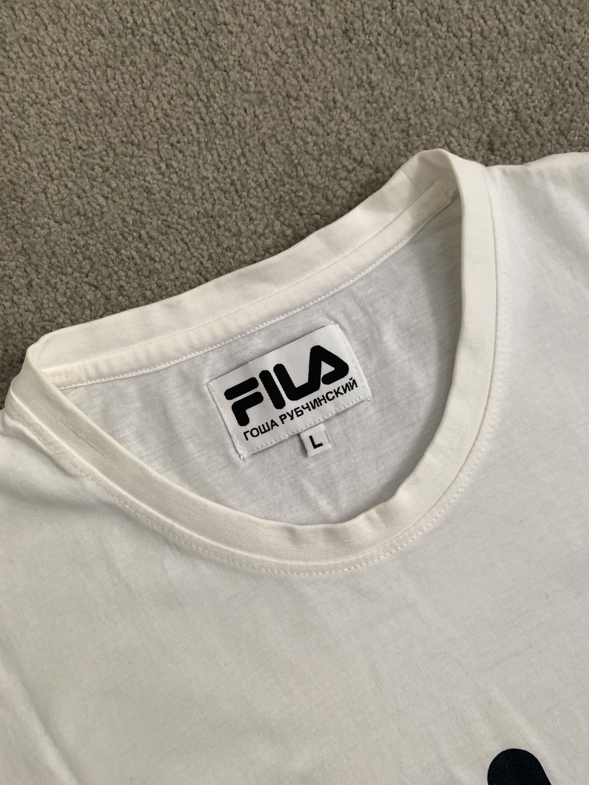 Fila × Gosha Rubchinskiy 🔥2016 FILA X Gosha Collaboration tee🔥 Size US L / EU 52-54 / 3 - 3 Thumbnail