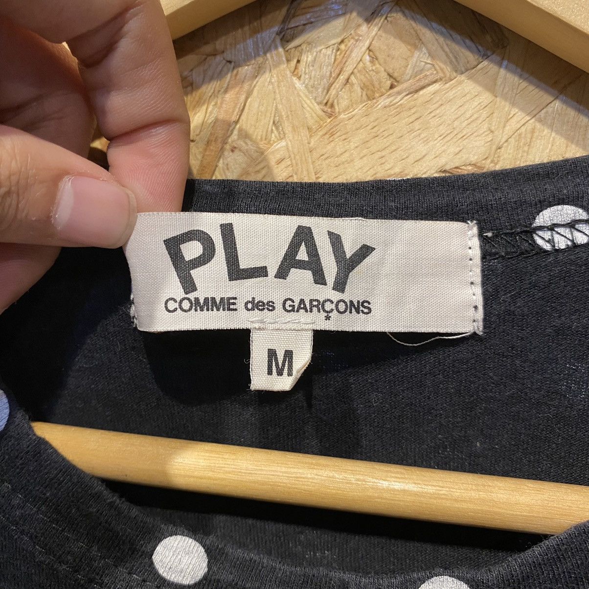 Comme des Garcons × Comme des Garcons PLAY × Comme des Garcons SHIRT Comme Des Garcons PLAY Basic Love Polkadot Longsleeve Tee Size US S / EU 44-46 / 1 - 5 Thumbnail