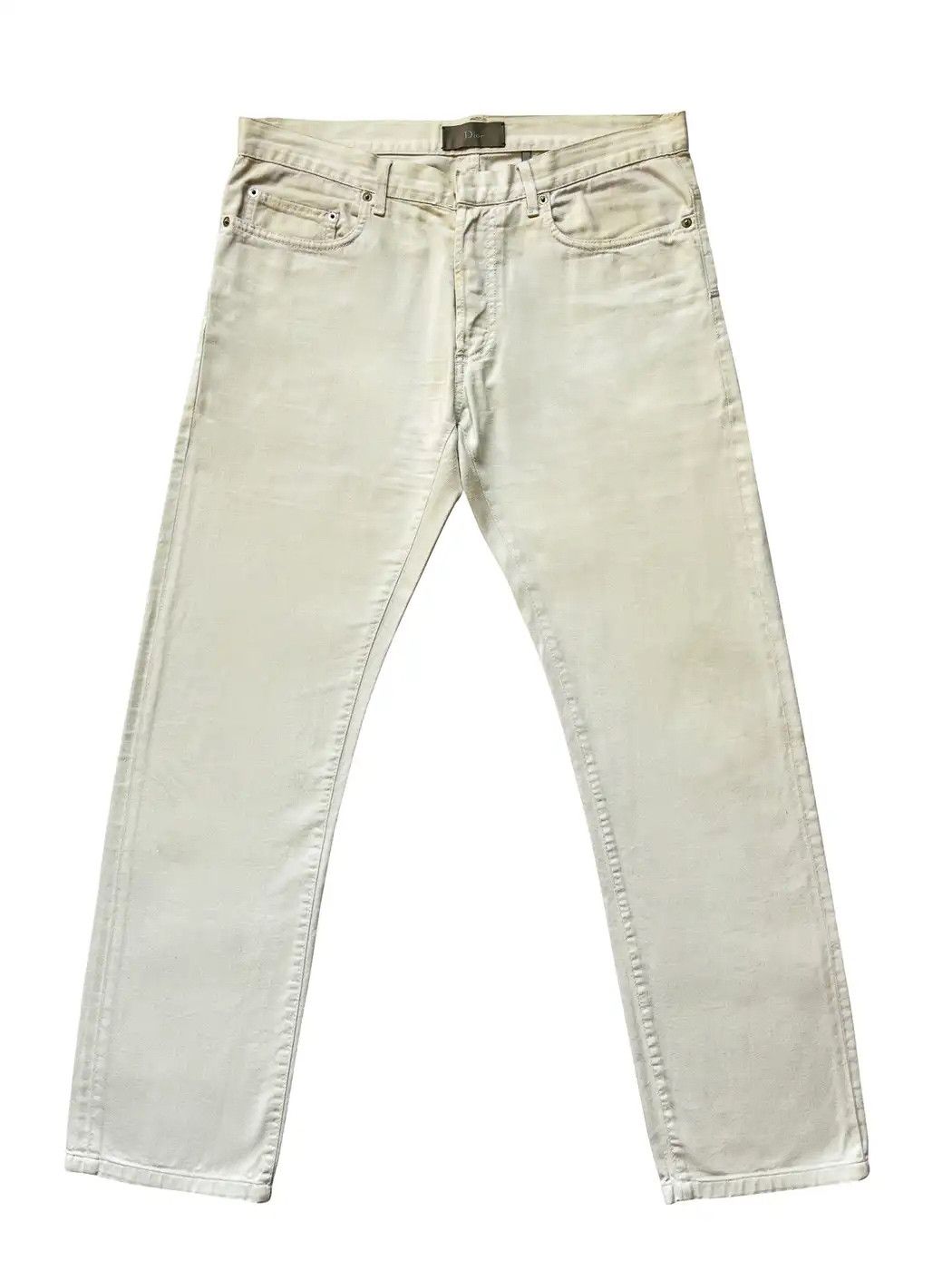 ⚡️QUICK SALE⚡️Dior by Hedi Slimane Cream Jeans