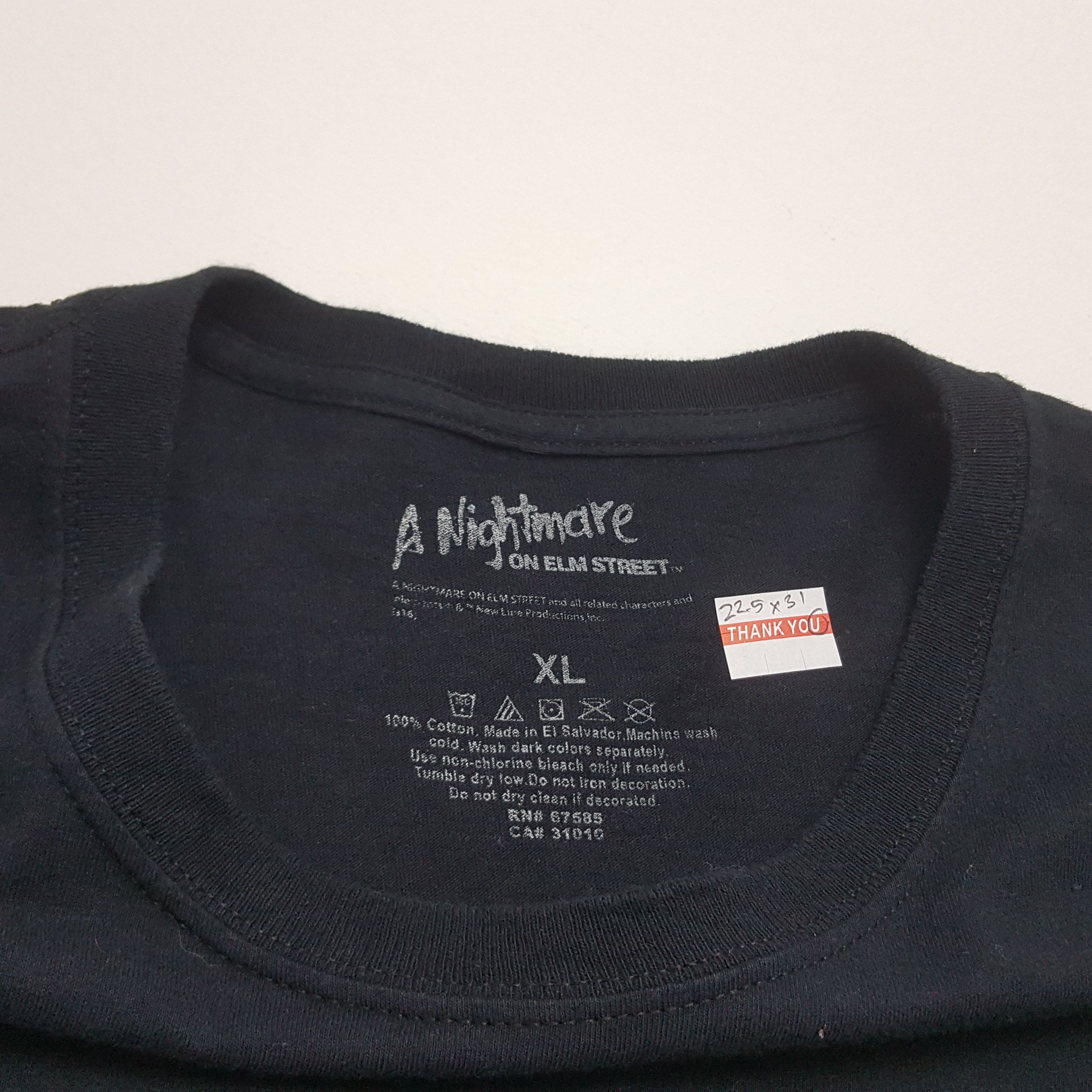Expert Horror × Vintage Vintage A Nightmare On Elm Street Horror Movie T-Shirt Size US XL / EU 56 / 4 - 2 Thumbnail