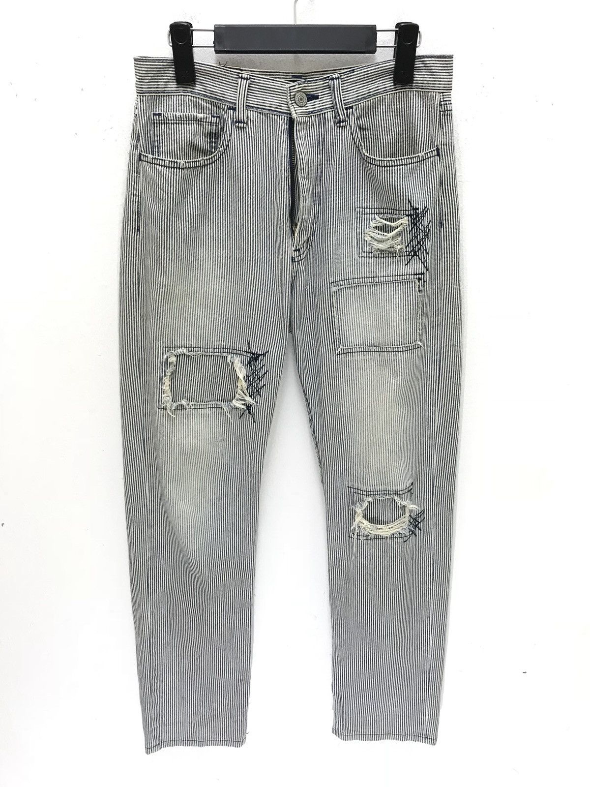 Beams Plus Beams Hickory Pant Distressed Patchwork Regular Size US 29 - 1 Thumbnail