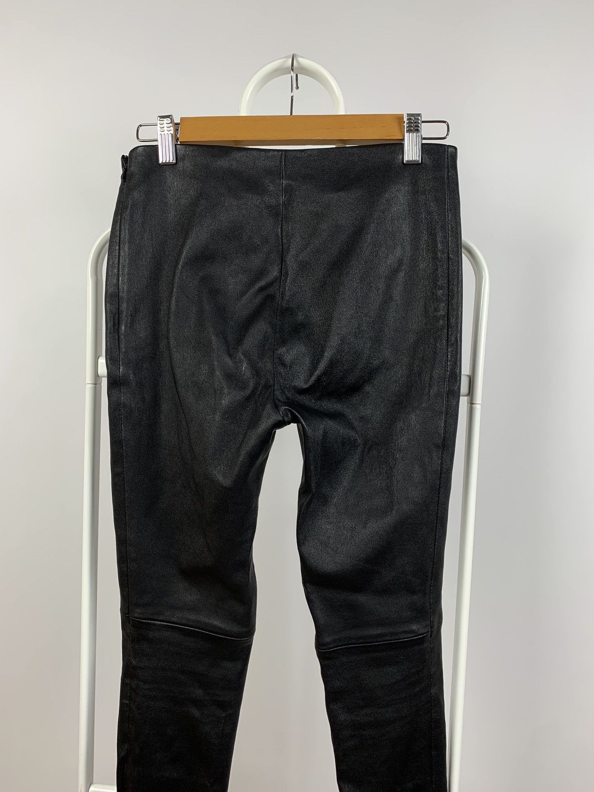 Balenciaga Balenciaga Lamb Leather Leggings Size 26" / US 2 / IT 38 - 10 Thumbnail