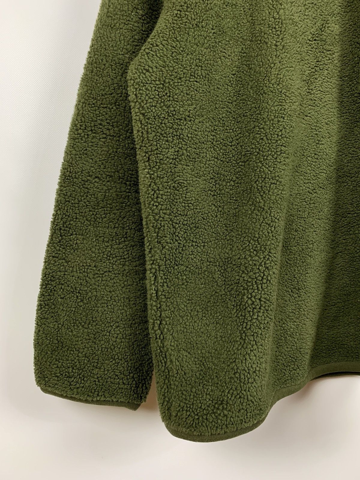 Universal Works Universal Works Green Khaki Teddy Sweatshirt Size US L / EU 52-54 / 3 - 7 Thumbnail