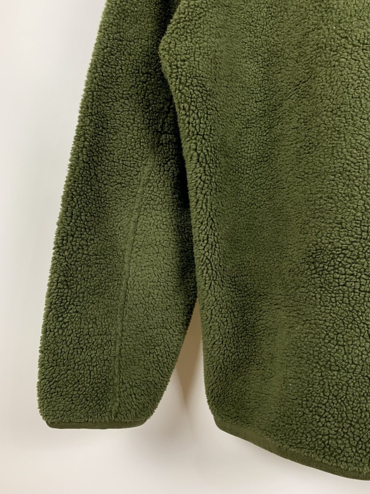 Universal Works Universal Works Green Khaki Teddy Sweatshirt Size US L / EU 52-54 / 3 - 12 Thumbnail