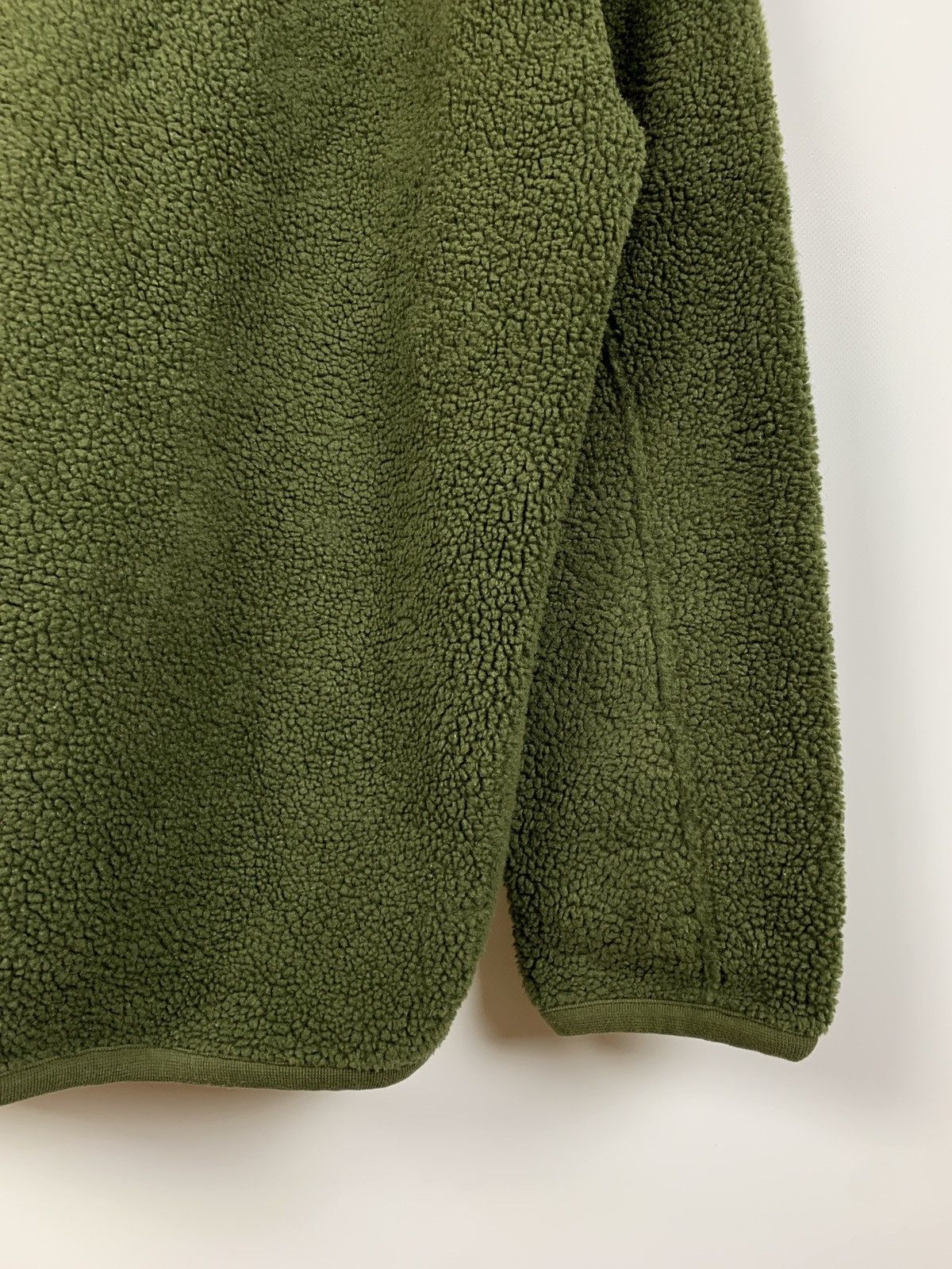 Universal Works Universal Works Green Khaki Teddy Sweatshirt Size US L / EU 52-54 / 3 - 13 Thumbnail