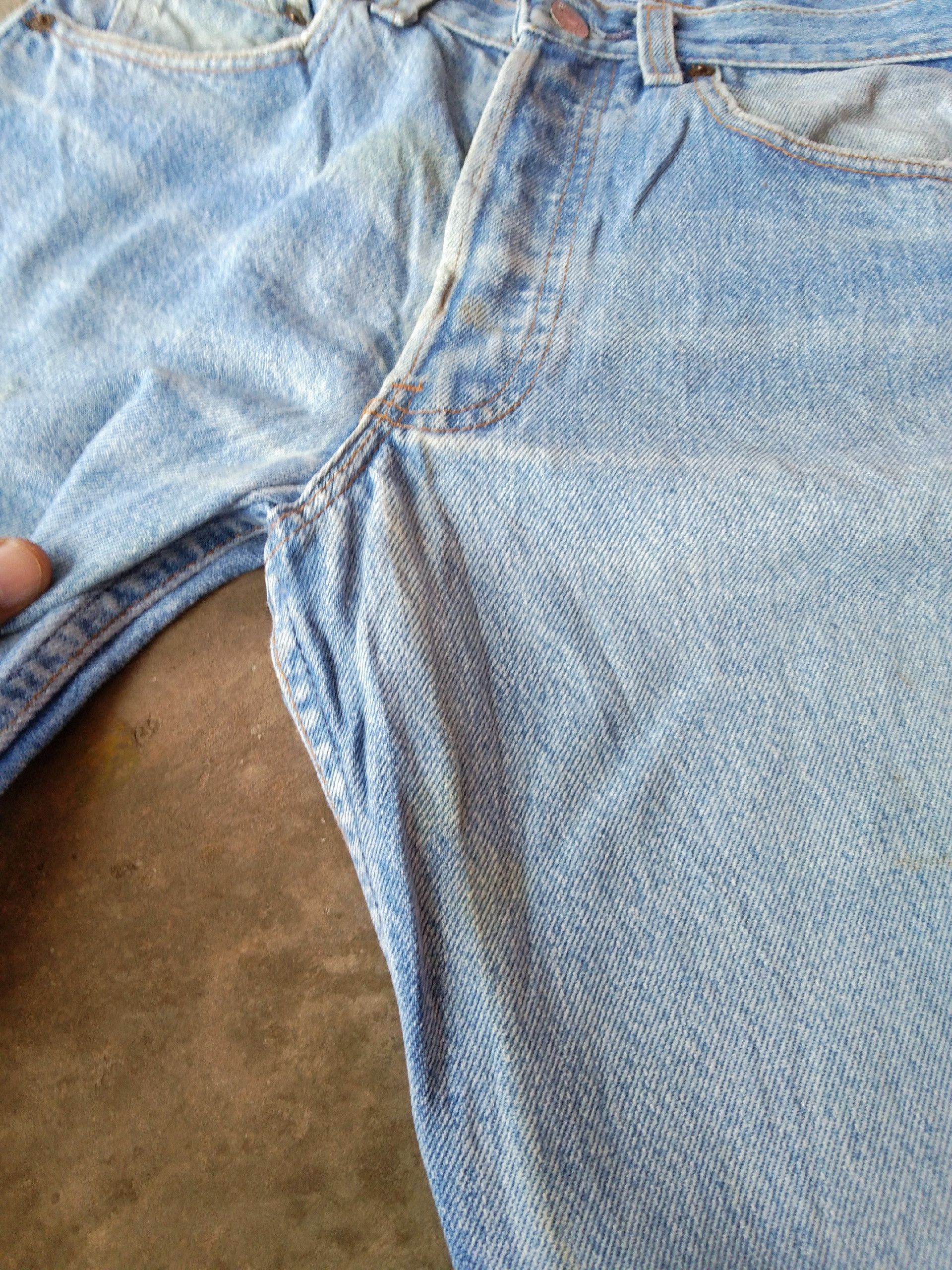 Levi's 80s Vintage Levis 501 Made In USA Light Wash Jeans 28x32 Size US 28 / EU 44 - 6 Thumbnail