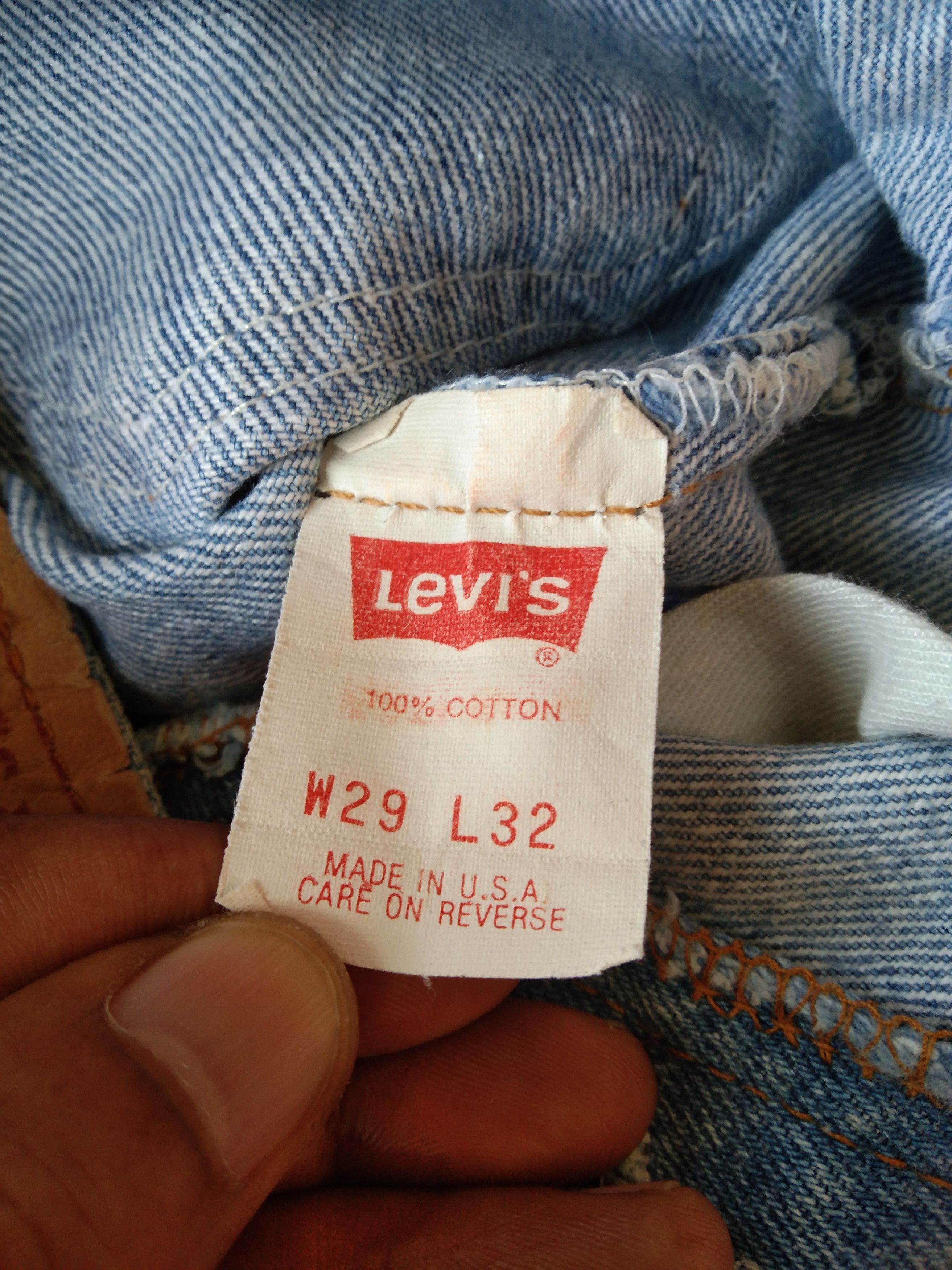 Levi's 80s Vintage Levis 501 Made In USA Light Wash Jeans 28x32 Size US 28 / EU 44 - 10 Thumbnail