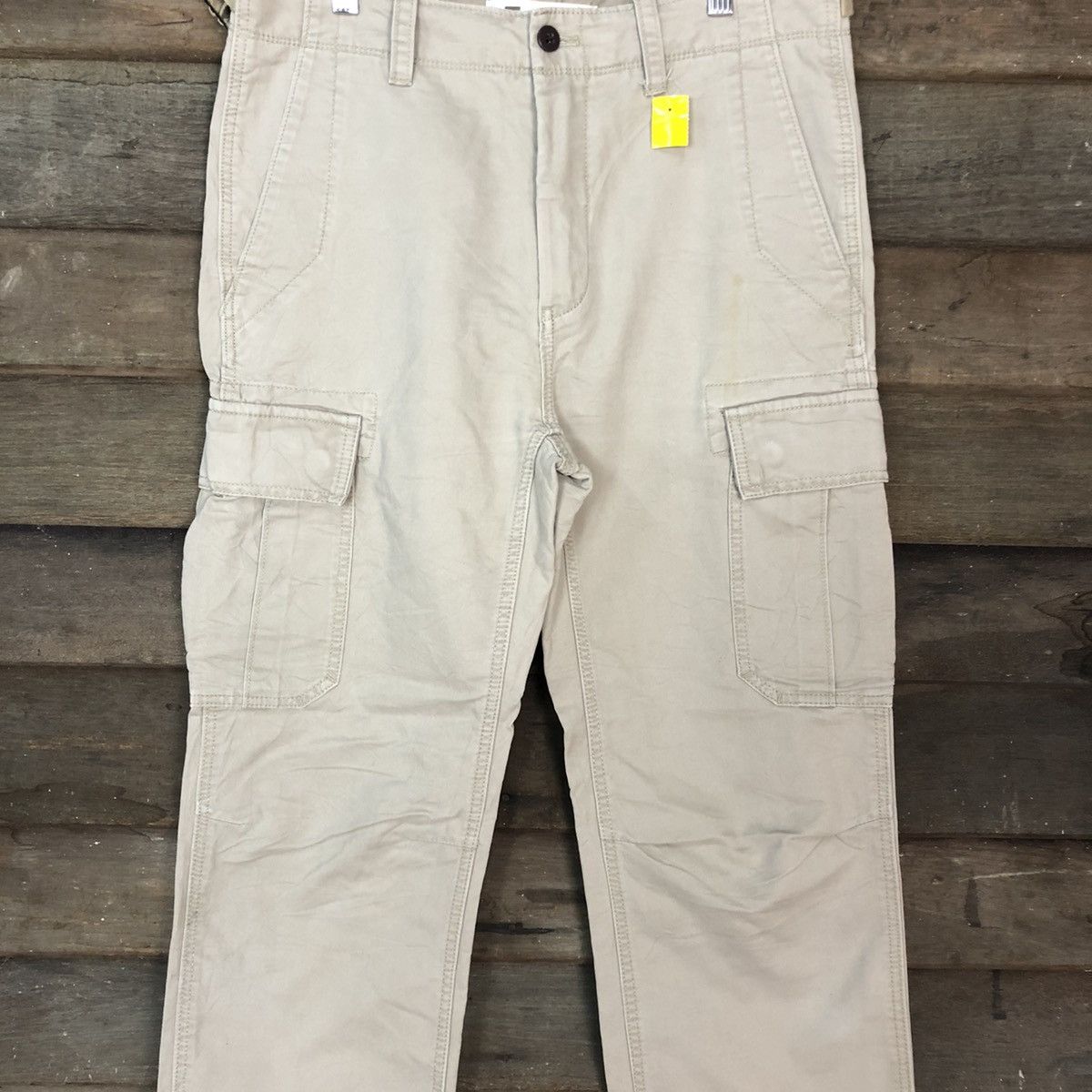 Gap Gap Khakis Brown Multipocket Cargo Pants #3381 Size US 32 / EU 48 - 4 Thumbnail