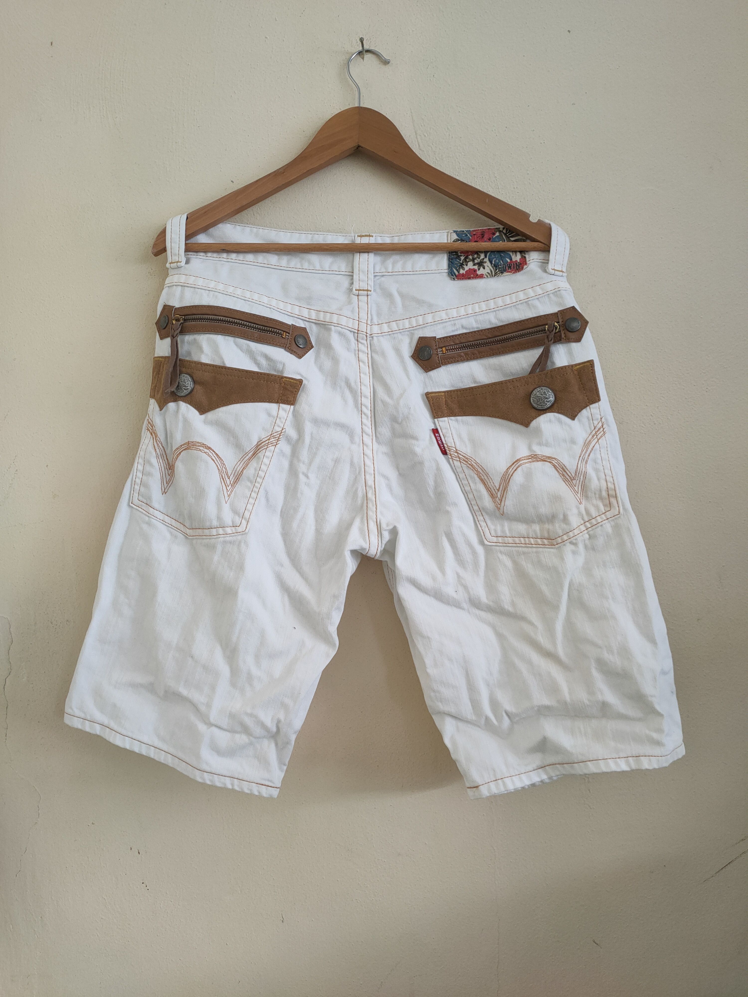 Edwin × Vintage Vintage Edwin Short Pants Rare Design Size US 36 / EU 52 - 1 Thumbnail