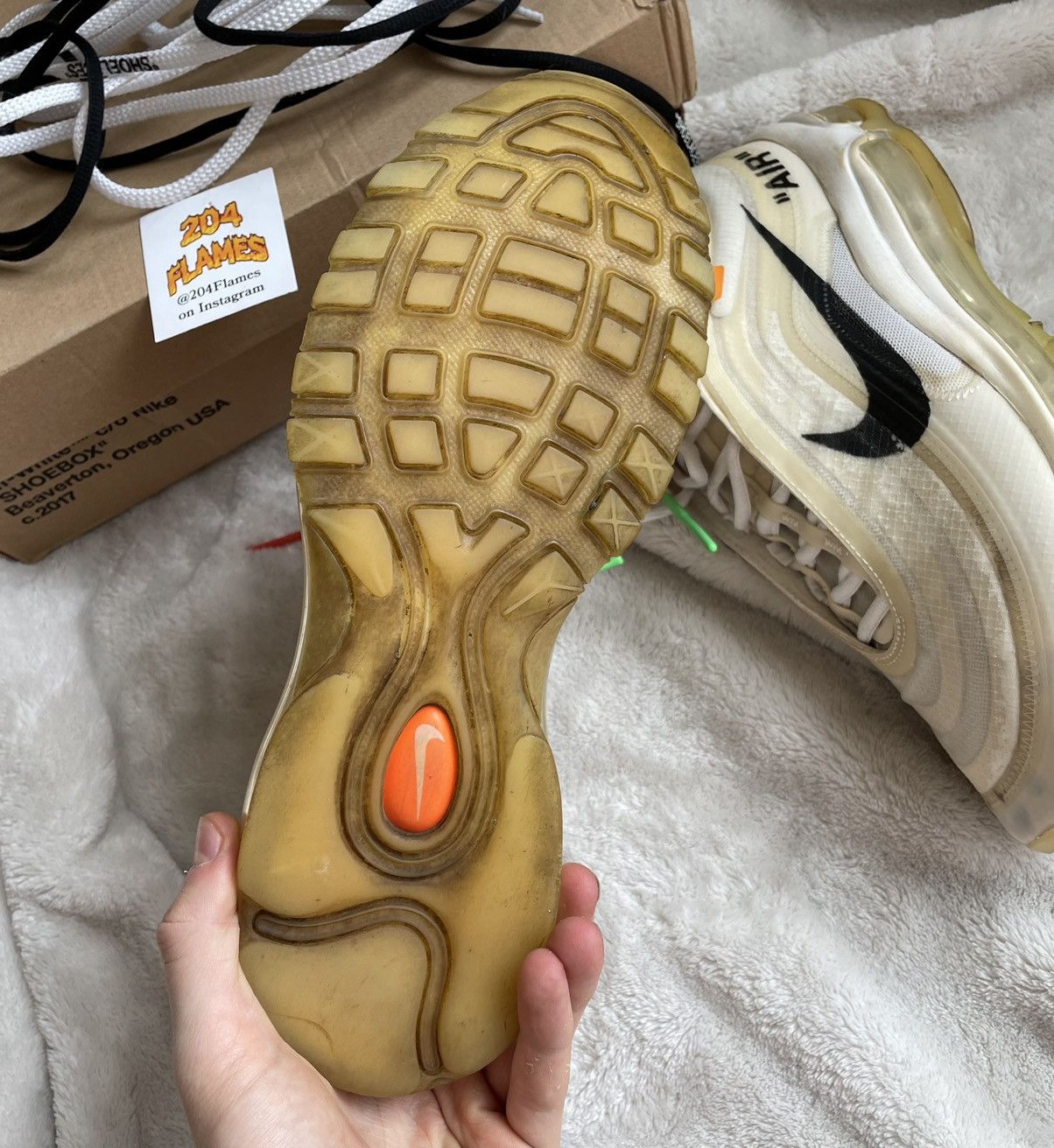 Nike × Off-White OFF-WHITE x Air Max 97 OG The Ten 2017 Size US 9 / EU 42 - 5 Thumbnail