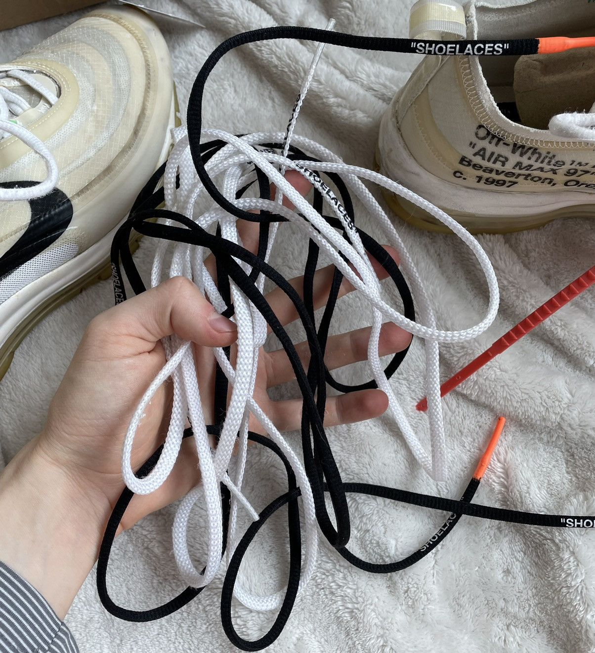 Nike × Off-White OFF-WHITE x Air Max 97 OG The Ten 2017 Size US 9 / EU 42 - 7 Thumbnail
