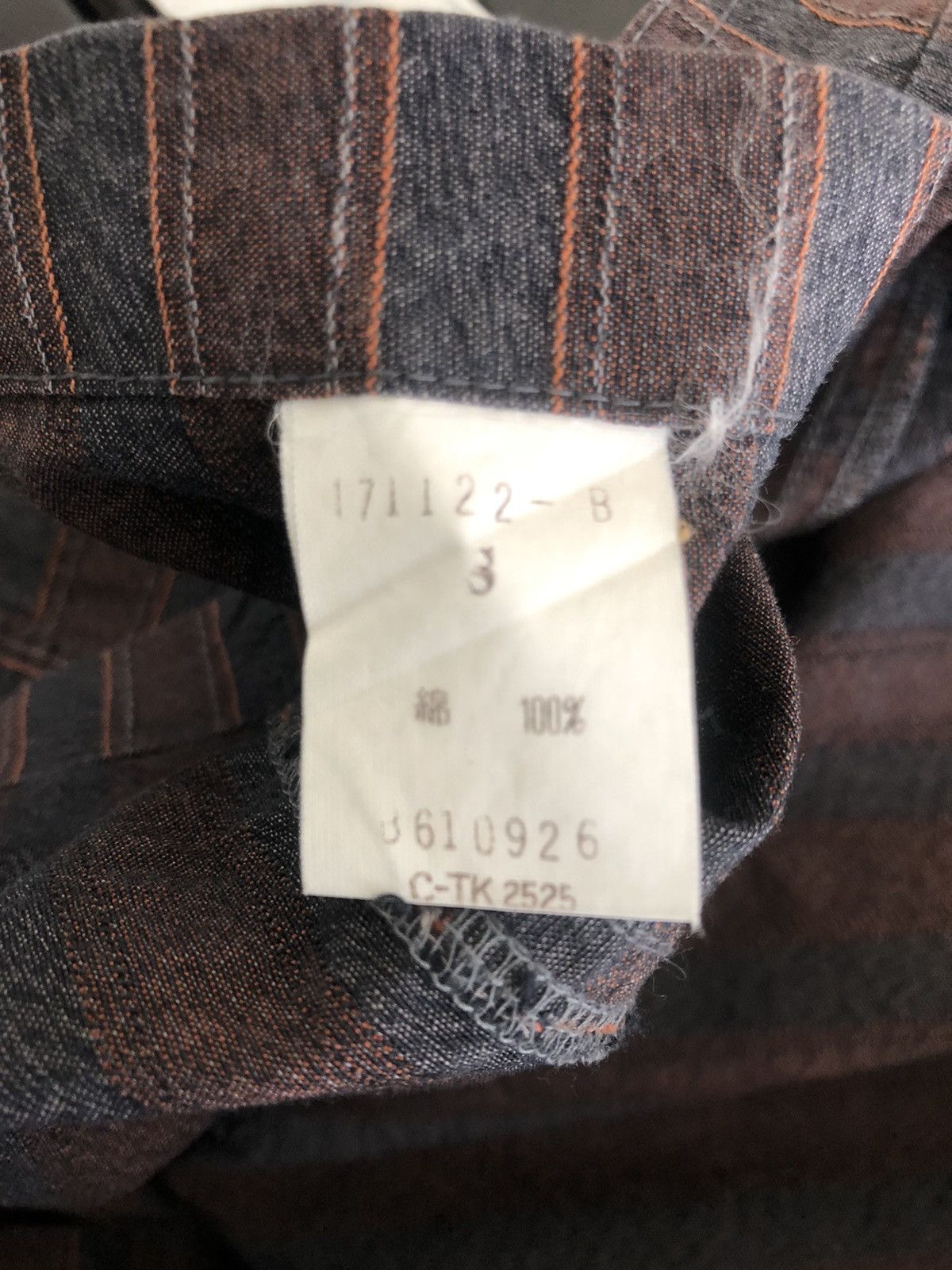 Issey Miyake Vintage 90s Issey Miyake Large Pocket Striped Hamilton Shirt Size US S / EU 44-46 / 1 - 15 Thumbnail