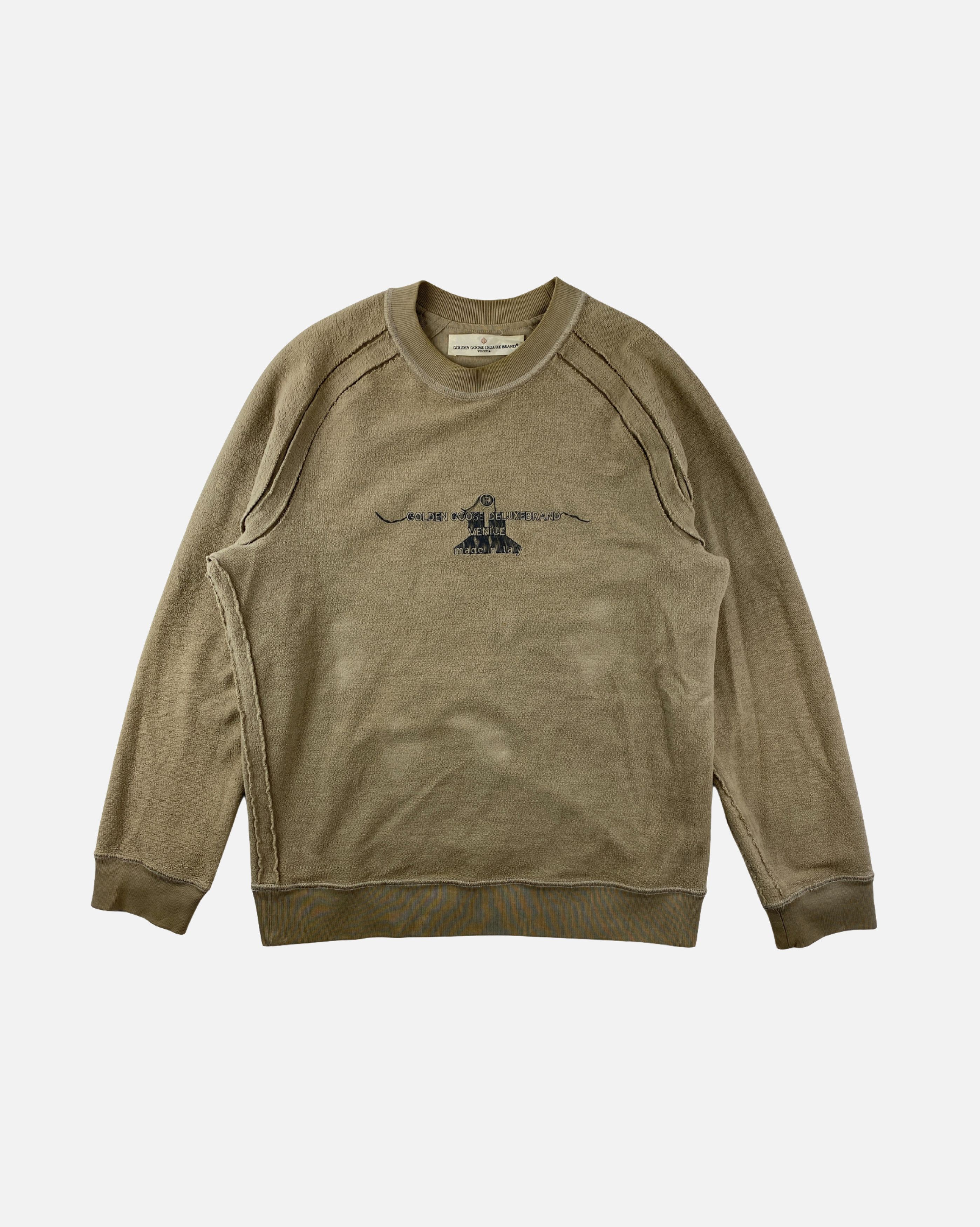 image of Golden Goose Inside Out Sweater Brown, Men's (Size Large)