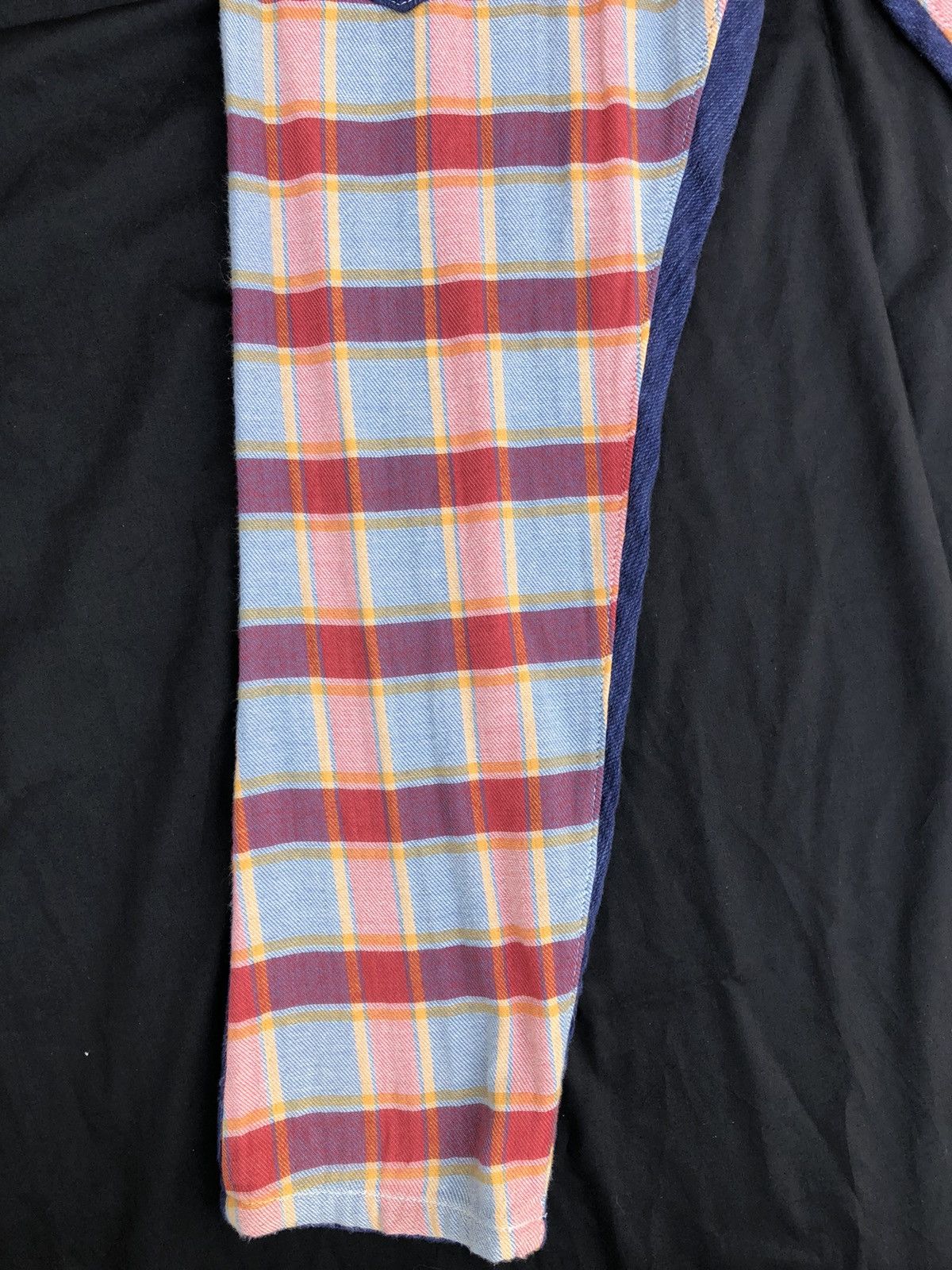 Issey Miyake Japanese Brand Mercibeaucoup Drop Crotch Tartan Plaid Size US 30 / EU 46 - 8 Thumbnail