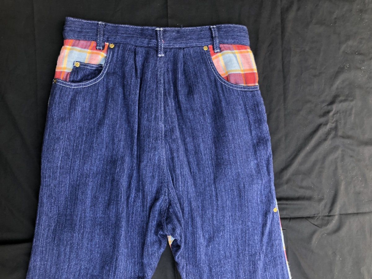 Issey Miyake Japanese Brand Mercibeaucoup Drop Crotch Tartan Plaid Size US 30 / EU 46 - 12 Thumbnail