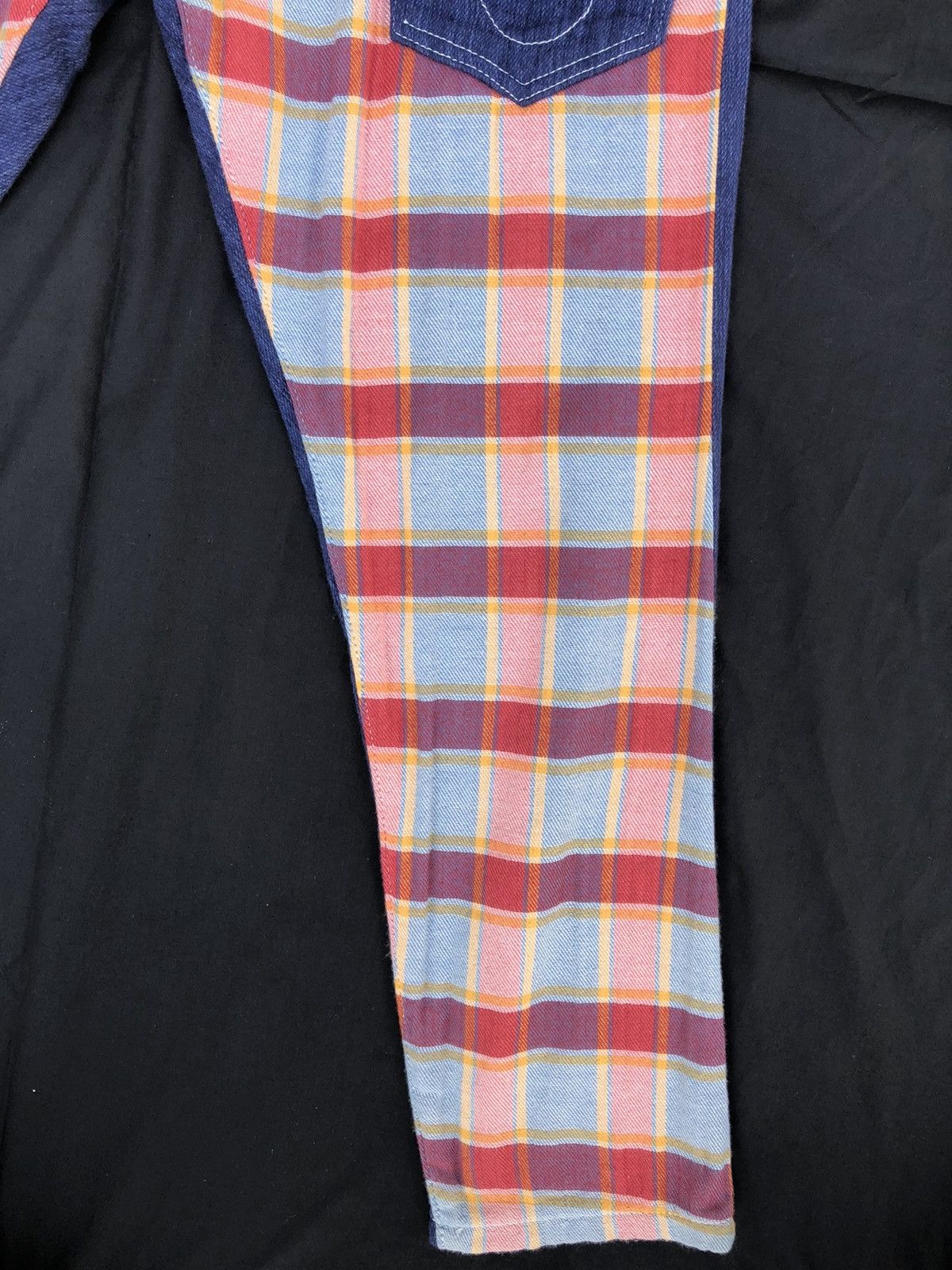 Issey Miyake Japanese Brand Mercibeaucoup Drop Crotch Tartan Plaid Size US 30 / EU 46 - 10 Thumbnail