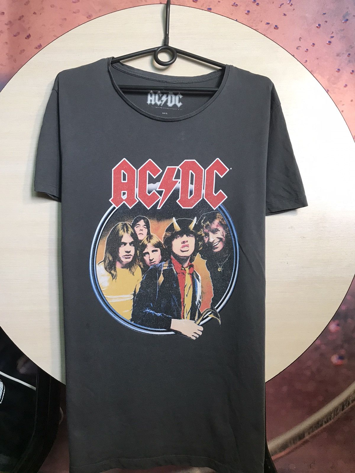 AC/DC × Band Tees × Vintage Vintage Ac Dc band rock tee Size US M / EU 48-50 / 2 - 2 Thumbnail