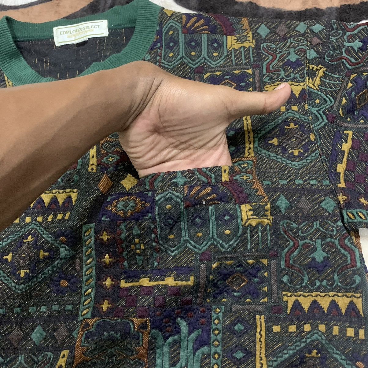 Native EDPLOUZ Vintag 90s Embroider Art Fullprint Pullover Sweater Size US M / EU 48-50 / 2 - 10 Thumbnail